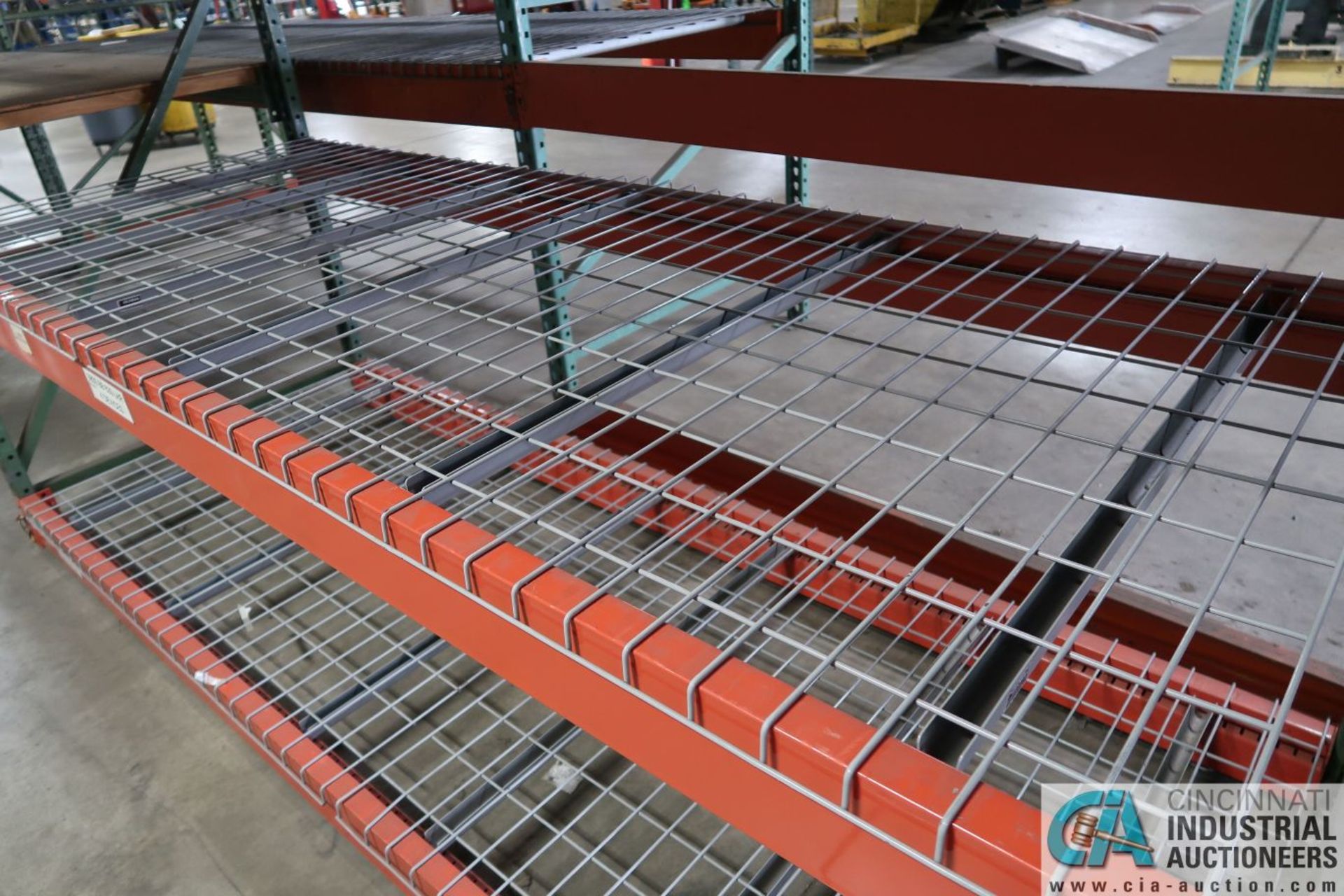 Sections Pallet Rack (8) Uprights, (37) Beams, (20) Wire Decks TOTAL; (6) 42" x 10' Uprights, (7) 5" - Image 14 of 24