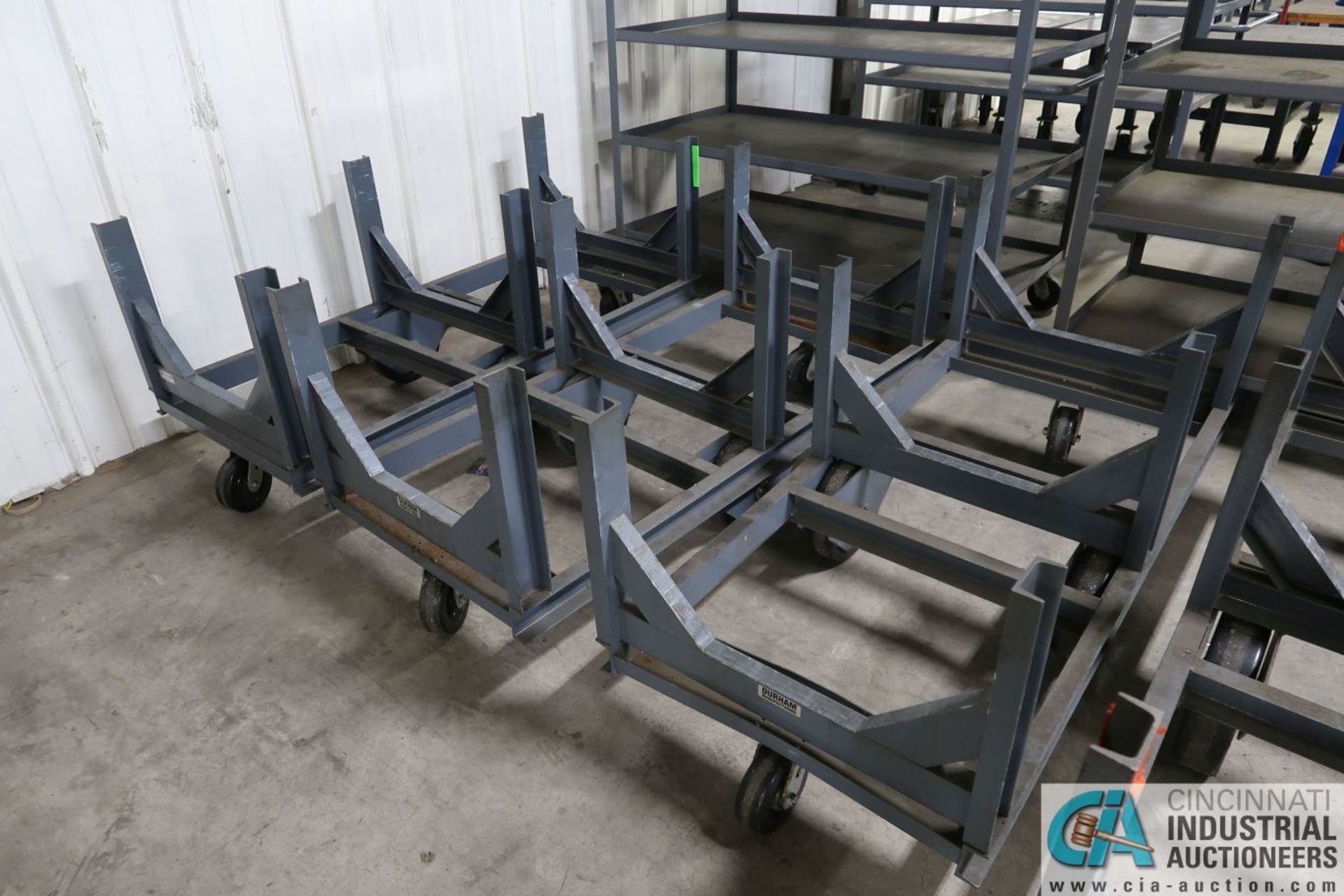 DURHAM BAR CRADLE TRUCKS, (3) 24" X 60" AND (1) 24" X 72" - Image 2 of 3