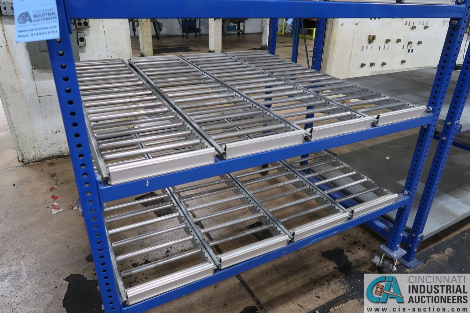 54" X 54" X 6' HIGH PORTABLE FLOW RACK - Image 2 of 3