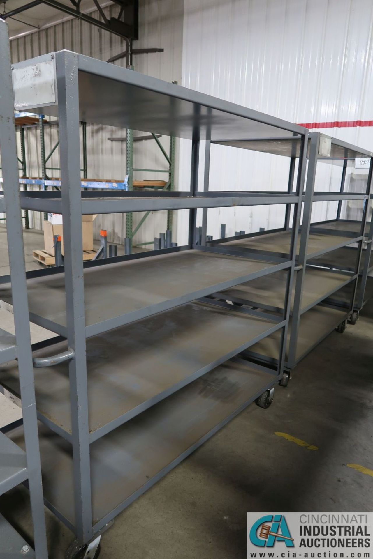 30" X 60" X 67" HIGH GLOBAL FOUR-SHELF STOCK TRUCKS - Image 2 of 4