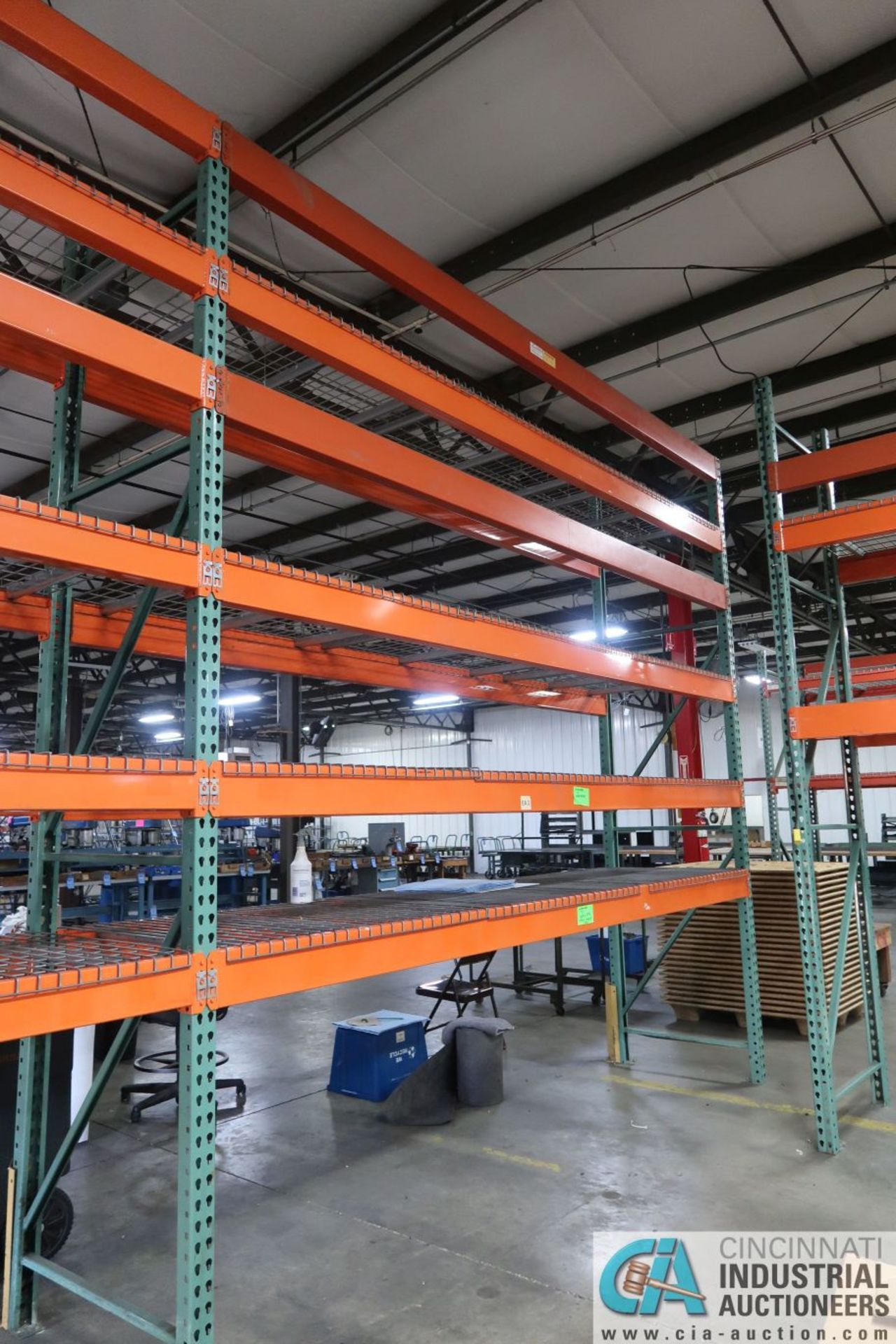Sections Pallet Rack (8) Uprights, (40) Beams, (38) Wire Decks TOTAL; (8) 3' x 12' Uprights, (22) 6" - Image 4 of 16
