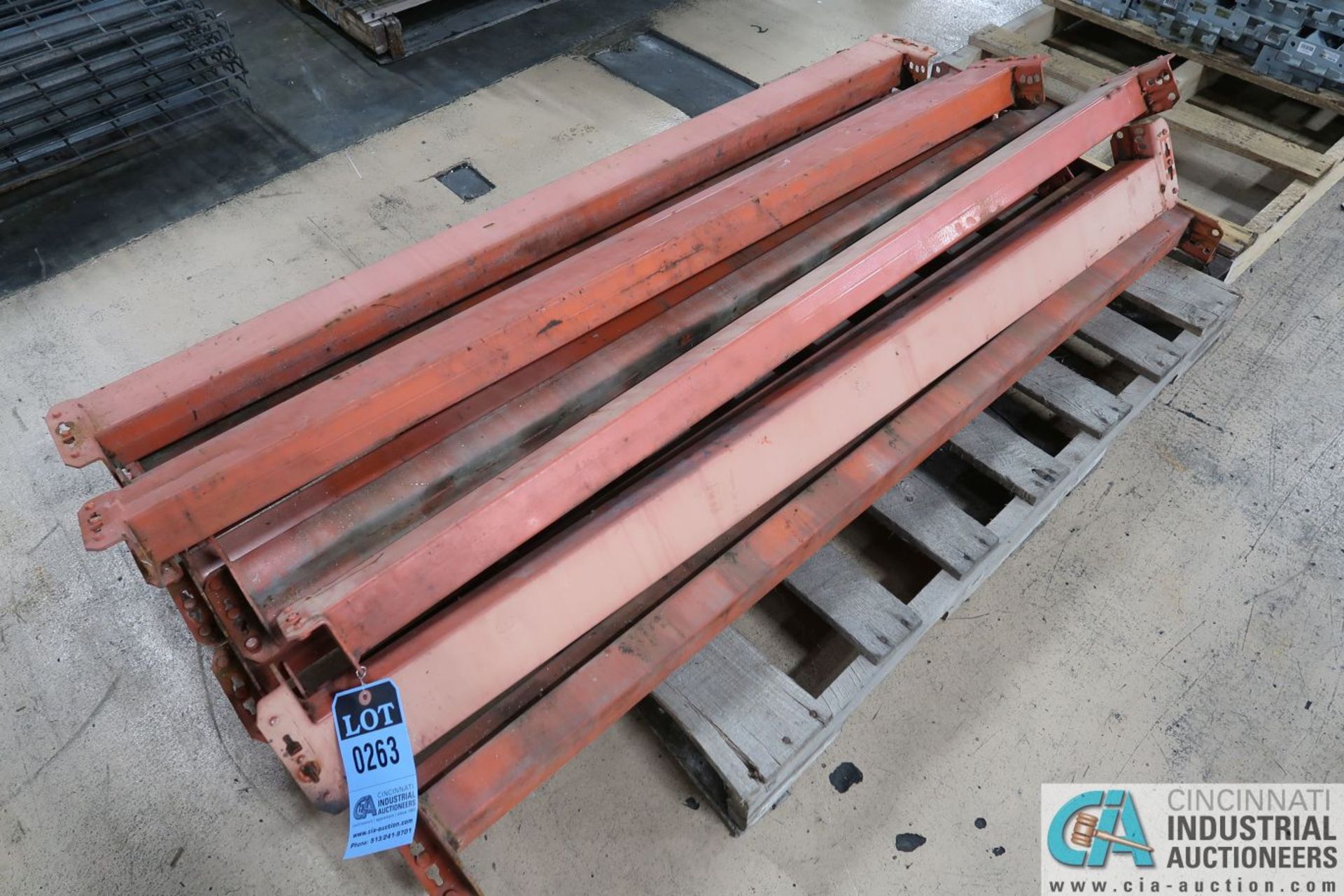 4" FACE X 5' PALLET RACK BEAMS