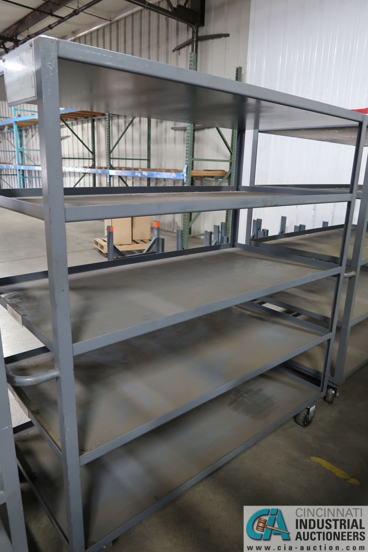 30" X 60" X 67" HIGH GLOBAL FOUR-SHELF STOCK TRUCKS - Image 3 of 4