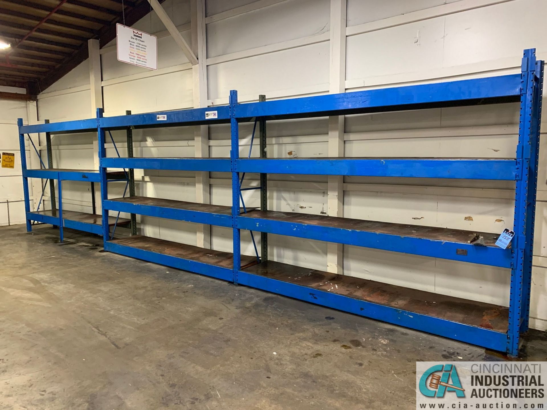 Sections 2' x 8' Heavy Duty Die Rack