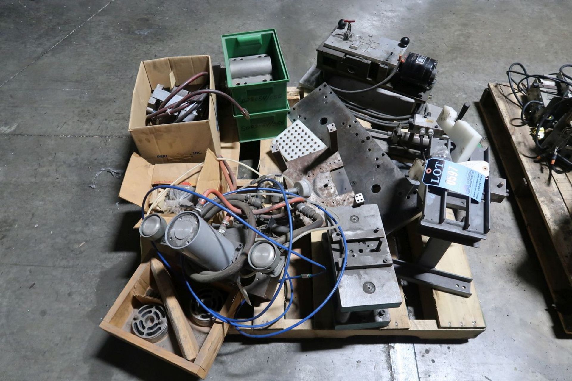 (LOT) MISC. SHOP BUILT MACHINE PARTS