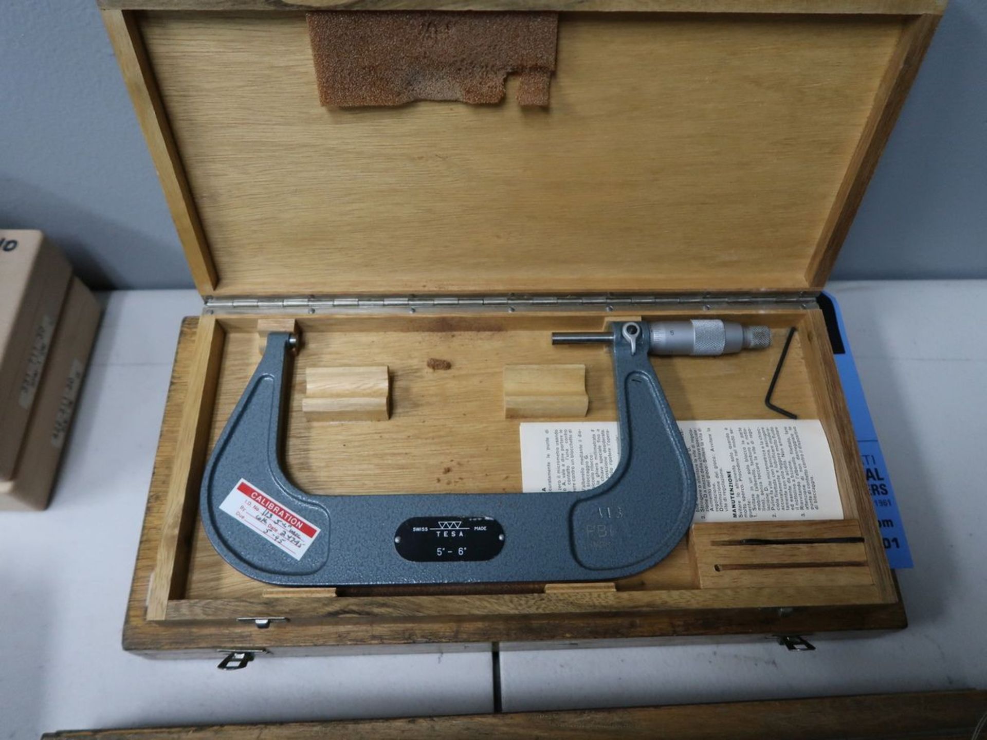 5" - 6" TESA OUTSIDE MICROMETER