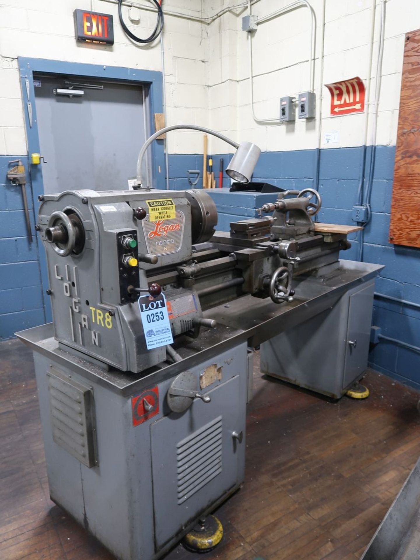 15" X 40" LOGAN MODEL 6561H ENGINE LATHE; S/N 83386, 10" 3-JAW CHUCK