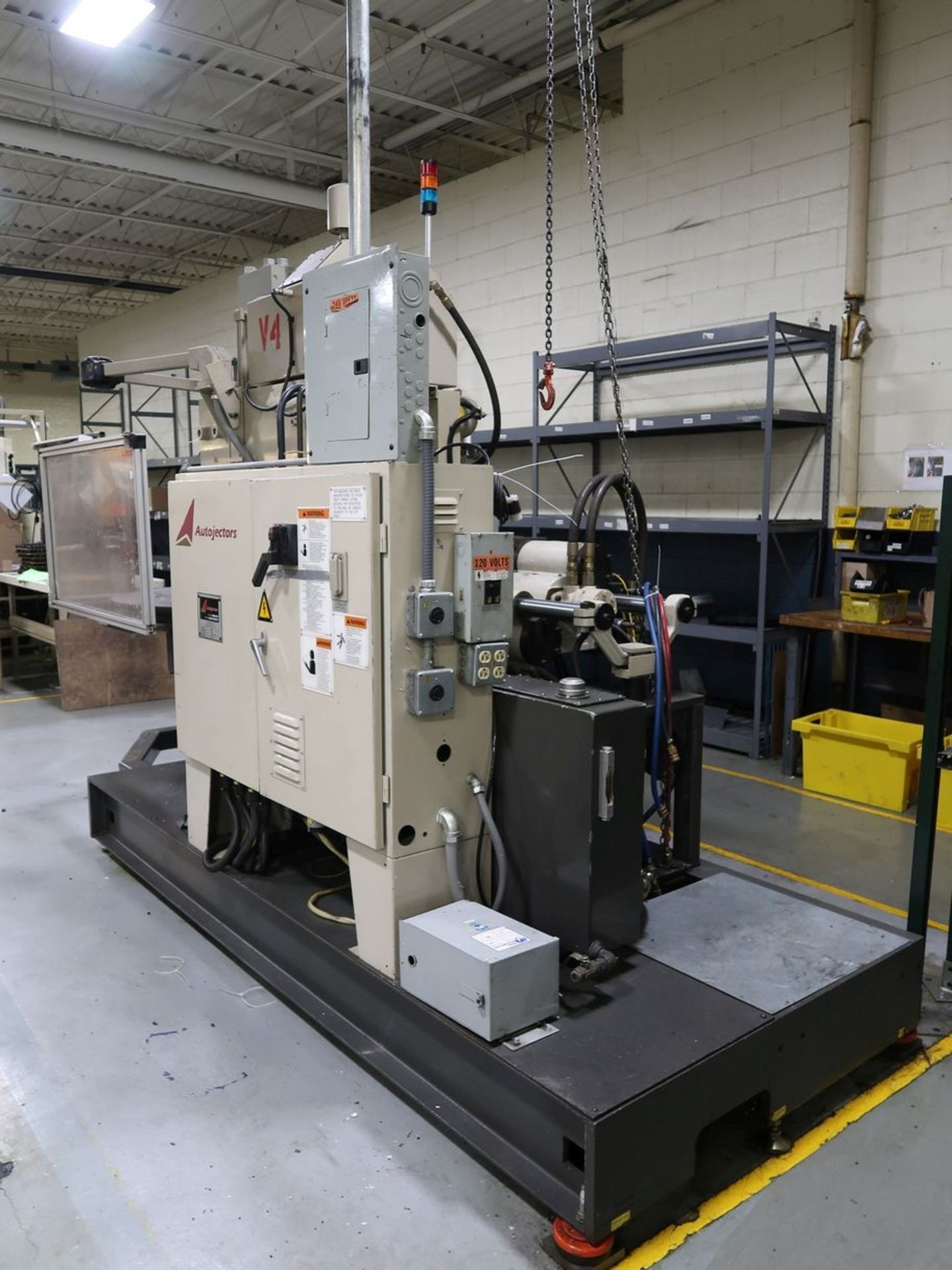 90-TON X 4.44-OZ. AUTOJECTORS HCR-90 ROTARY TABLE VERTICAL PLASTIC INJECTION MOLDING (1998) - Image 5 of 16