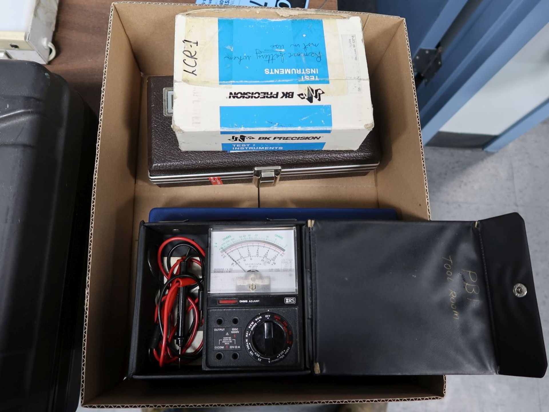 TEST METERS INCLUDING; LCR METER, OHM METER, (2) FORCE GAGES - Image 5 of 6