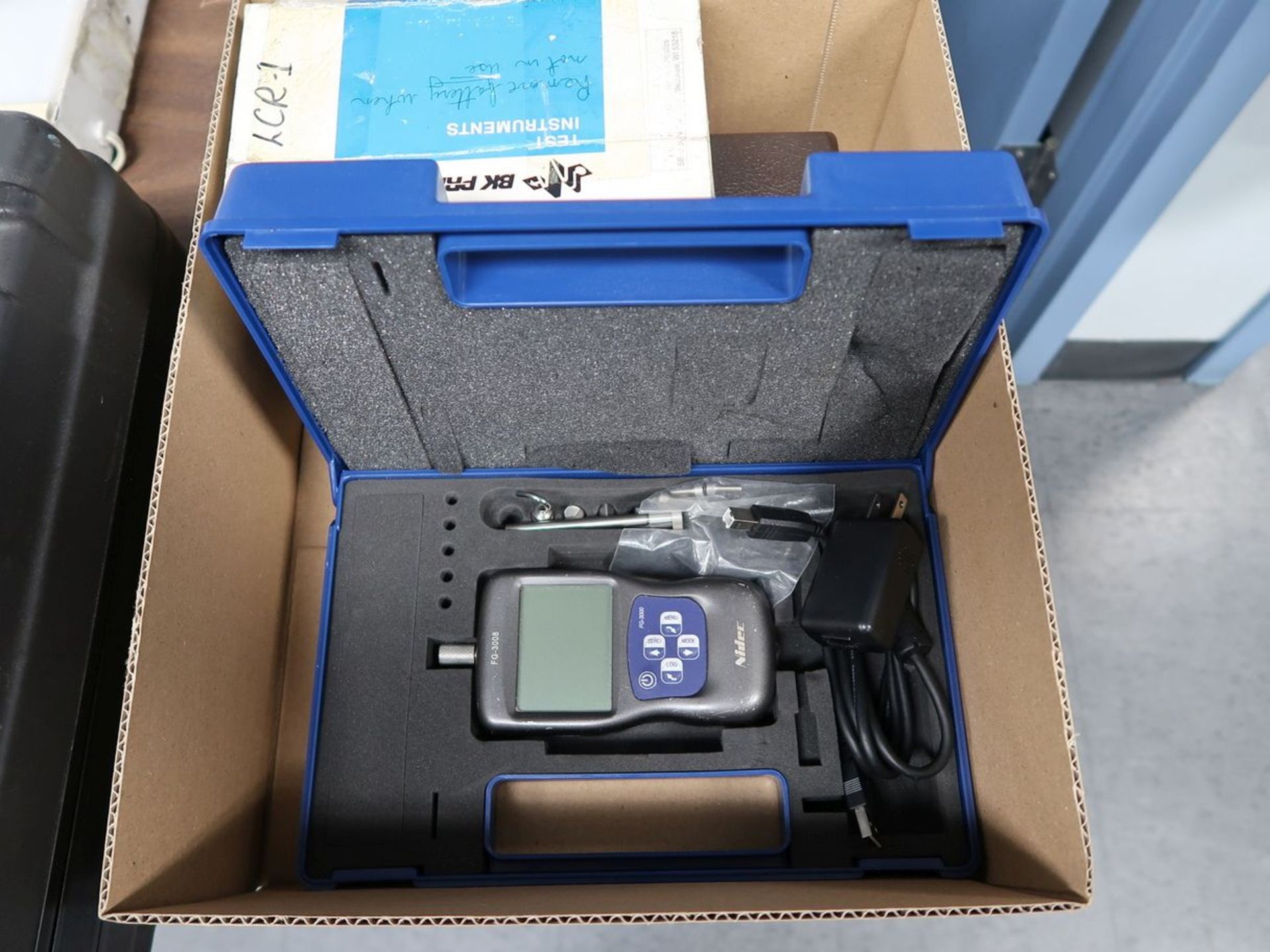 TEST METERS INCLUDING; LCR METER, OHM METER, (2) FORCE GAGES - Image 2 of 6