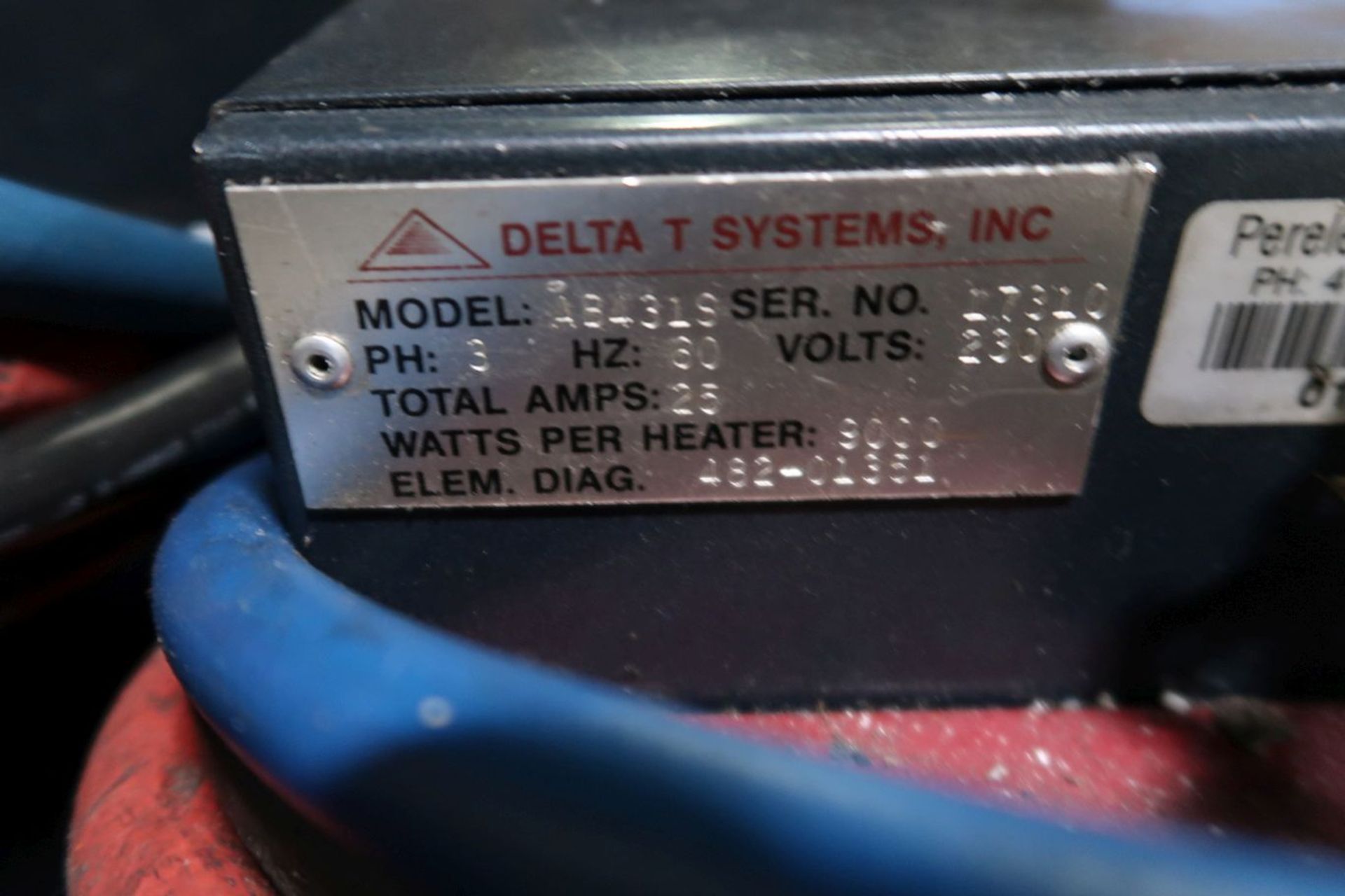 DELTA T SYSTEMS MODEL AB431S TEMPERATURE CONTROLLER; S/N 17310 - Image 2 of 2