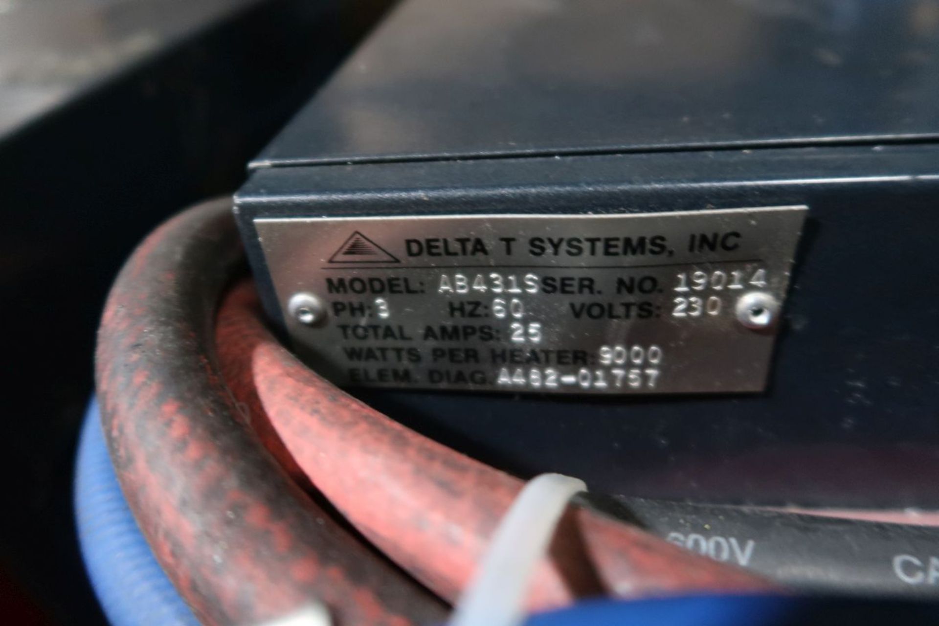 DELTA T SYSTEMS MODEL AB431S TEMPERATURE CONTROLLER; S/N 19014 - Image 2 of 2