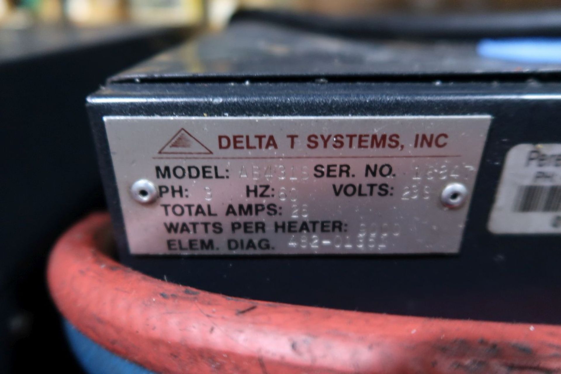 DELTA T SYSTEMS MODEL AB431S TEMPERATURE CONTROLLER; S/N 16847 - Image 2 of 2