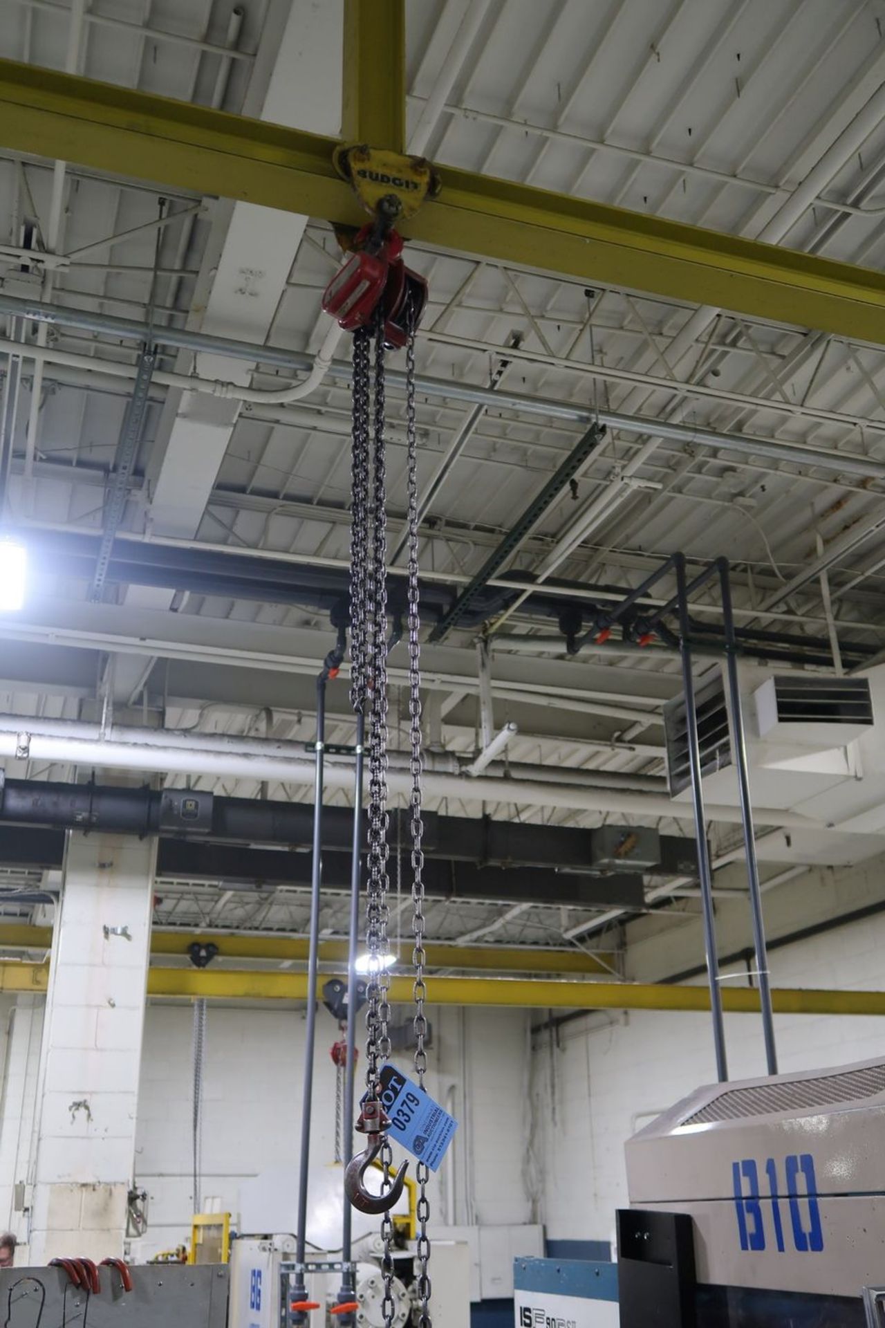 1-TON COFFING MANUAL CHAIN HOIST - Image 3 of 4