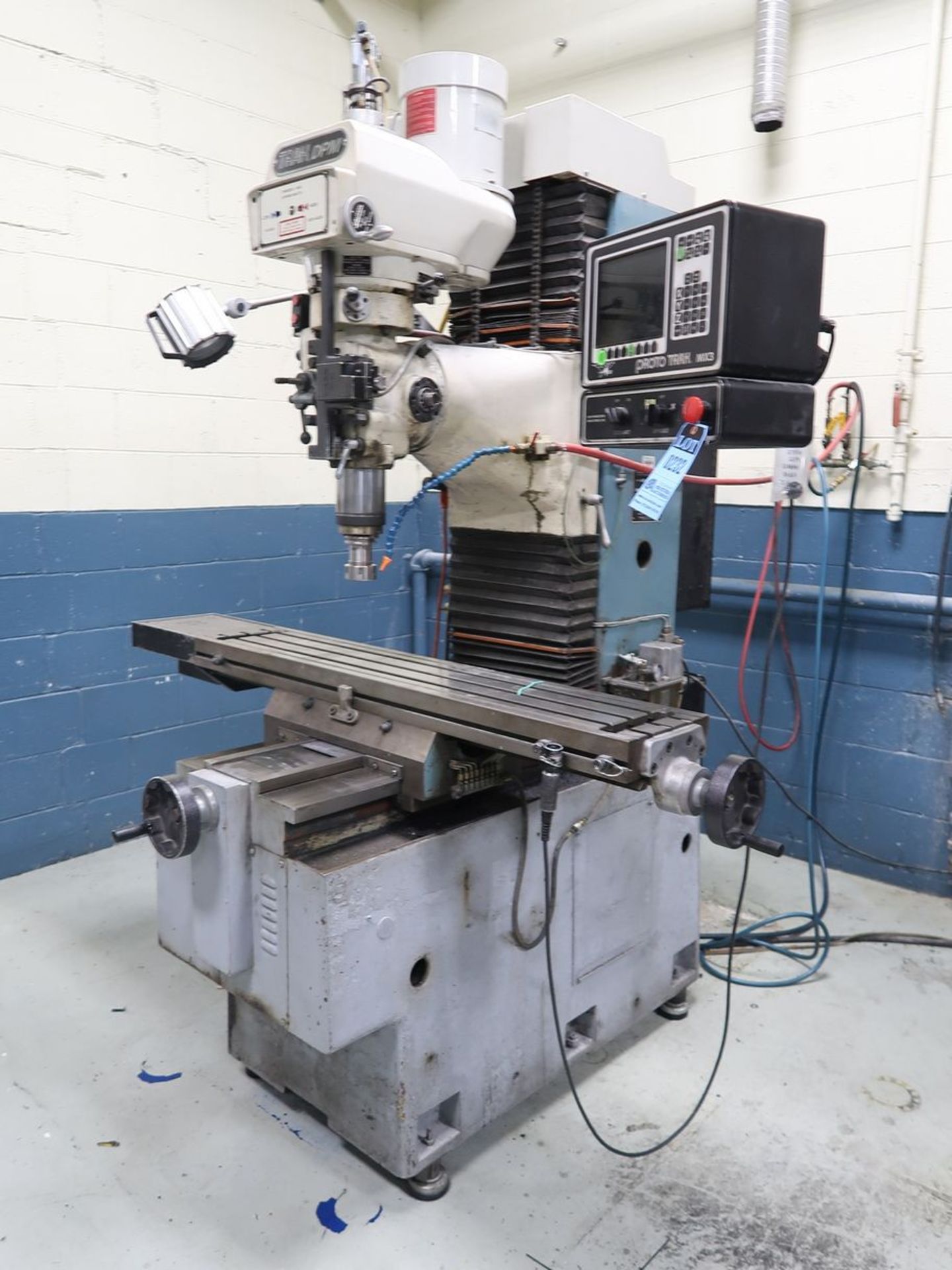 5-HP SWI TRAK DPM CNC VERTICAL BED TYPE MILLING MACHINE; S/N 95-2110-1995-00001, SWI PROTO TRAK - Image 2 of 7