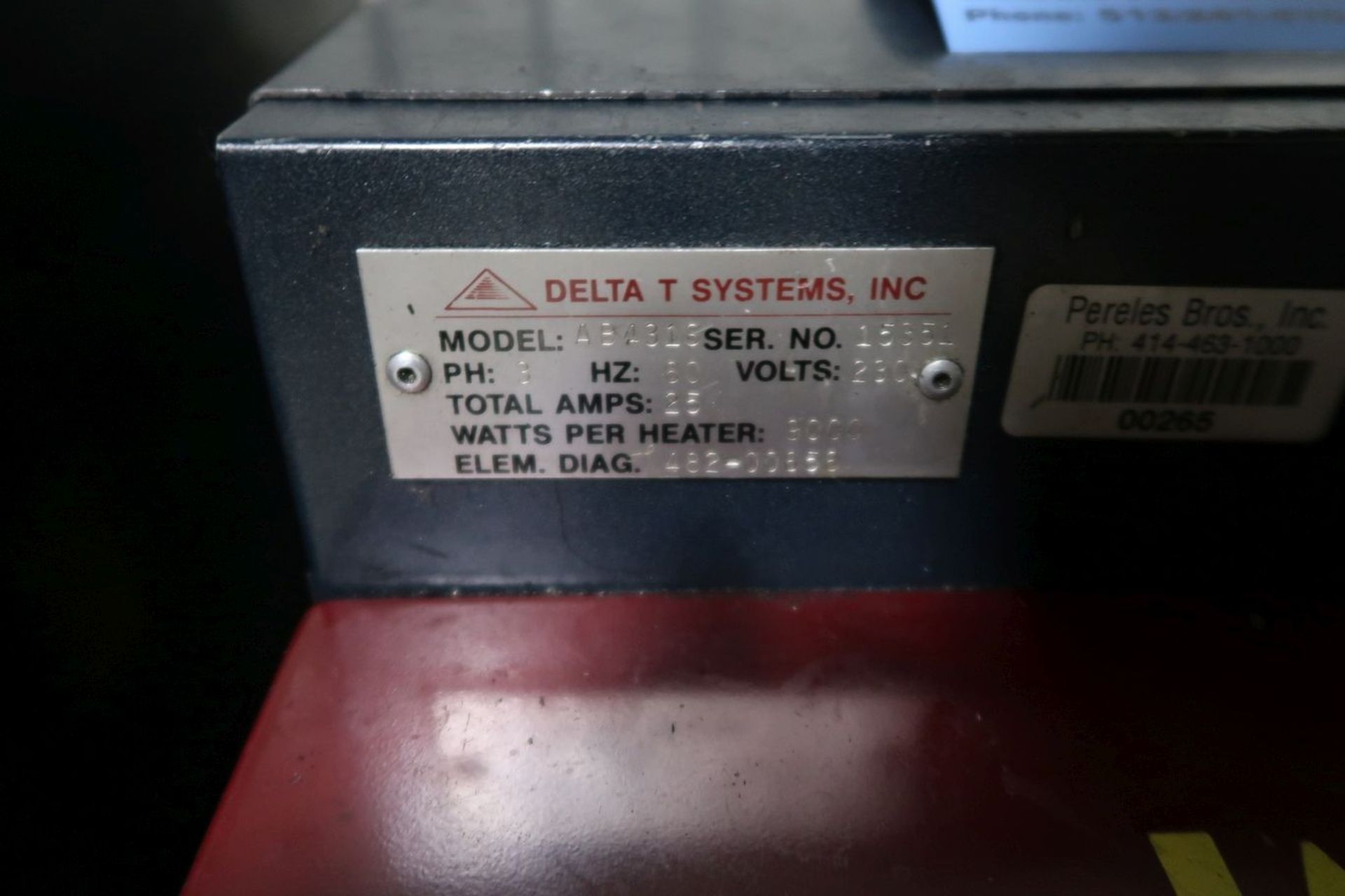 DELTA T SYSTEMS MODEL AB431S TEMPERATURE CONTROLLER; S/N 15351 - Image 2 of 2