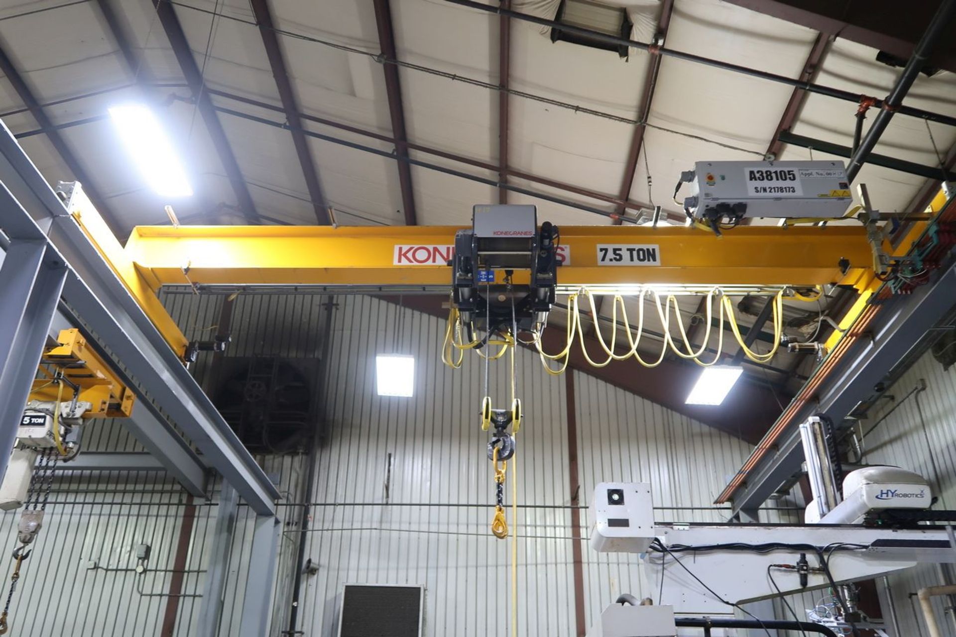 **7.5-TON X 27' SPAN X 50' APPROX. KONE FREE-STANDING CRANE SYSTEM**Subject to bid confirmation** - Image 3 of 7