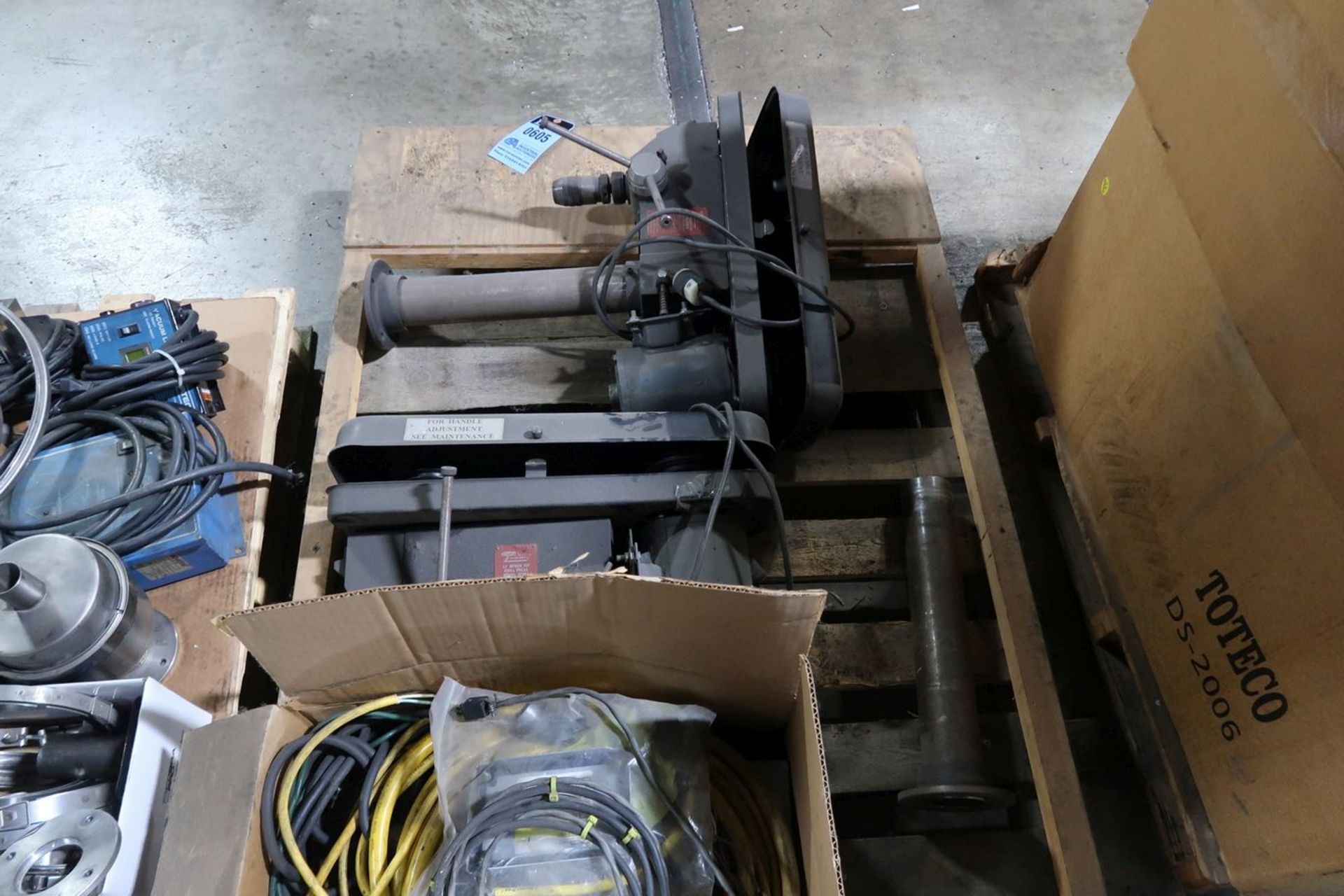 (LOT) (2) DRILL PRESS HEADS & ELECTRICAL PARTS - Image 2 of 2