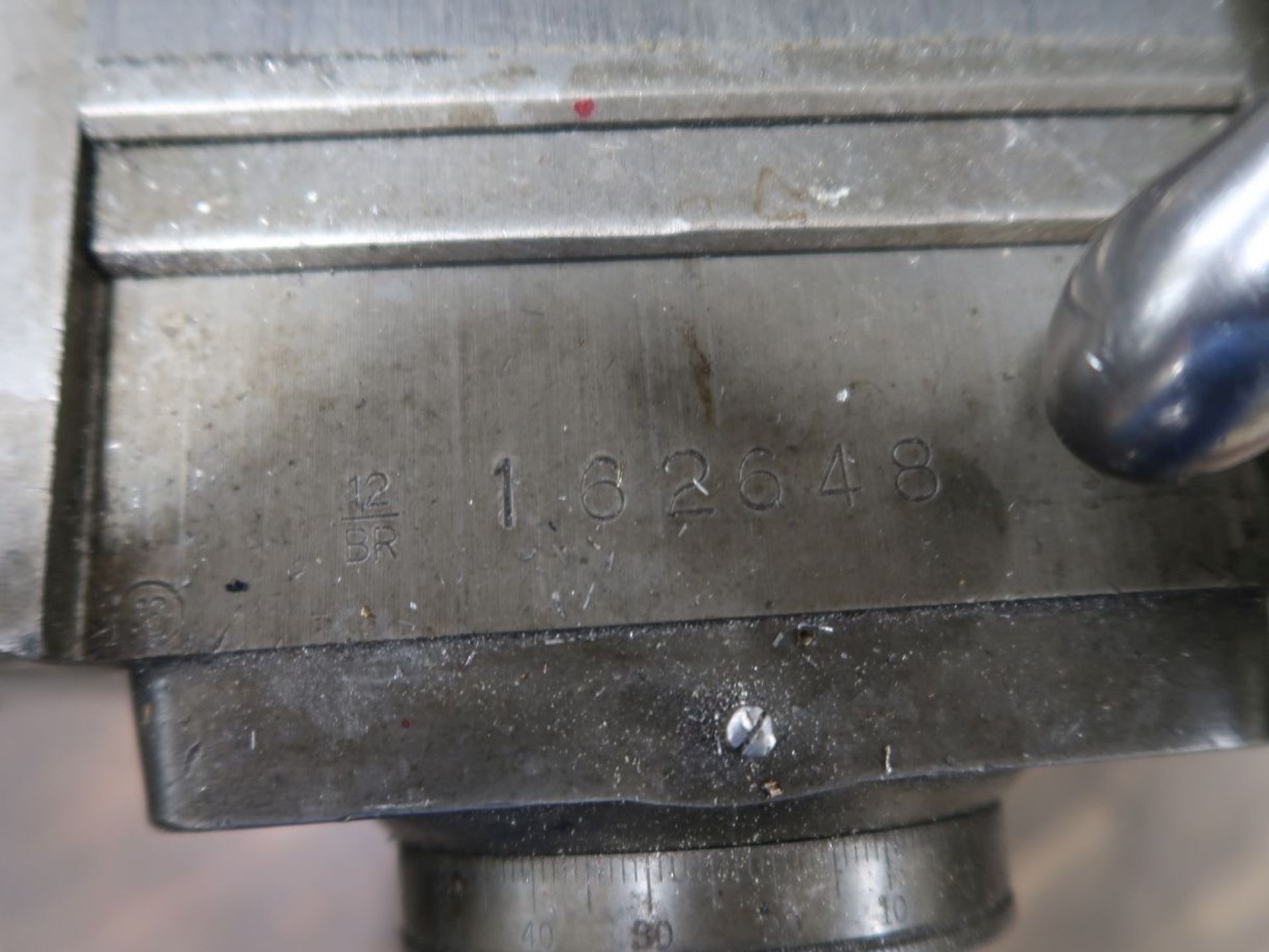 1-1/2 HP BRIDGEPORT VERTICAL MILLING MACHINE; S/N 162648, W/ MITUTOYO DRO - Image 9 of 9