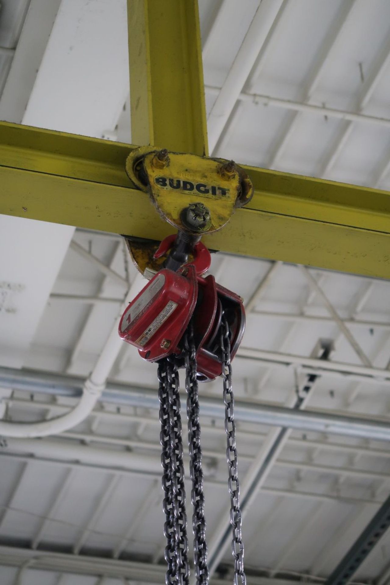 1-TON COFFING MANUAL CHAIN HOIST - Image 4 of 4