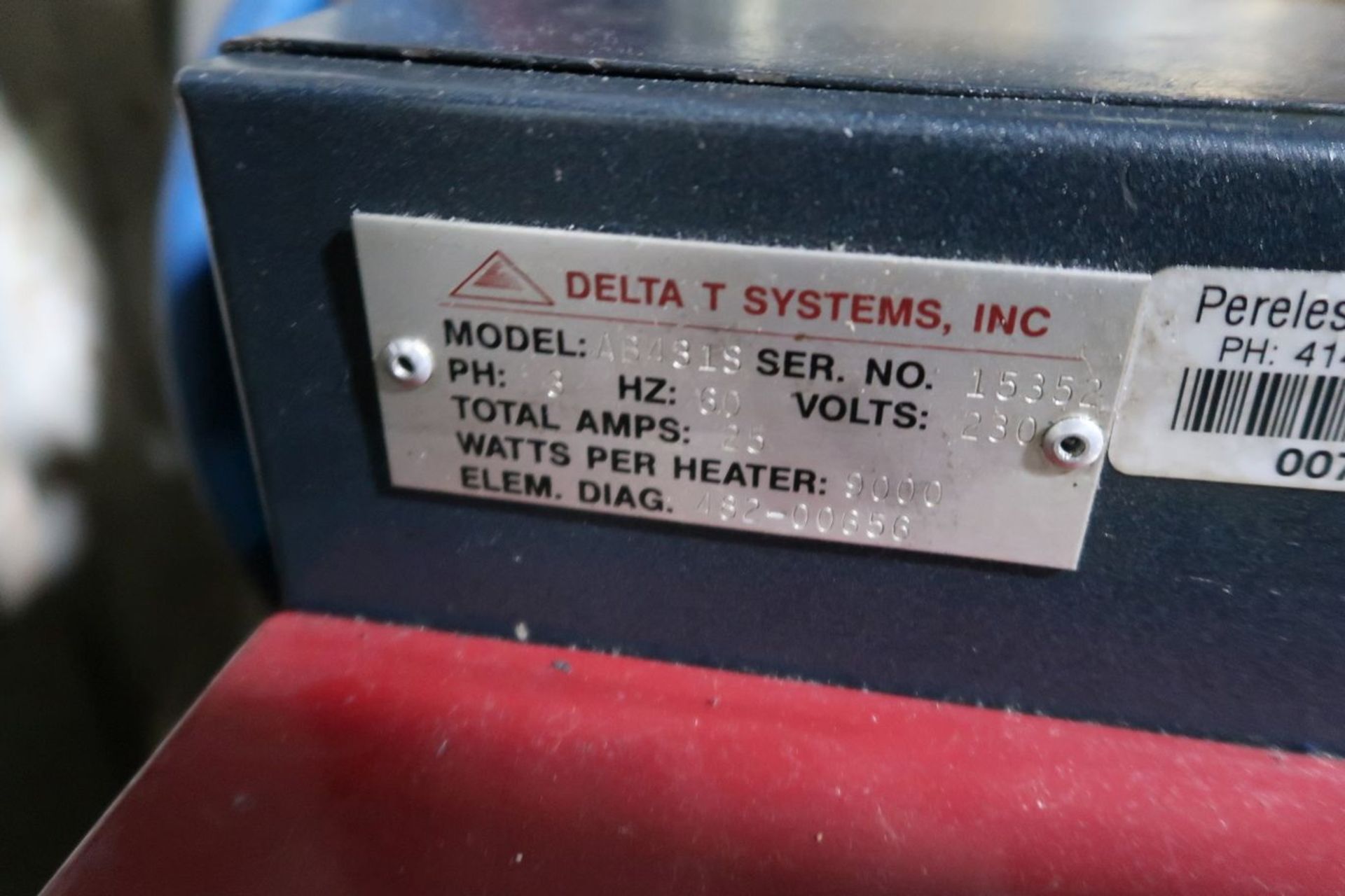 DELTA T SYSTEMS MODEL AB431S TEMPERATURE CONTROLLER; S/N 15352 - Image 2 of 2