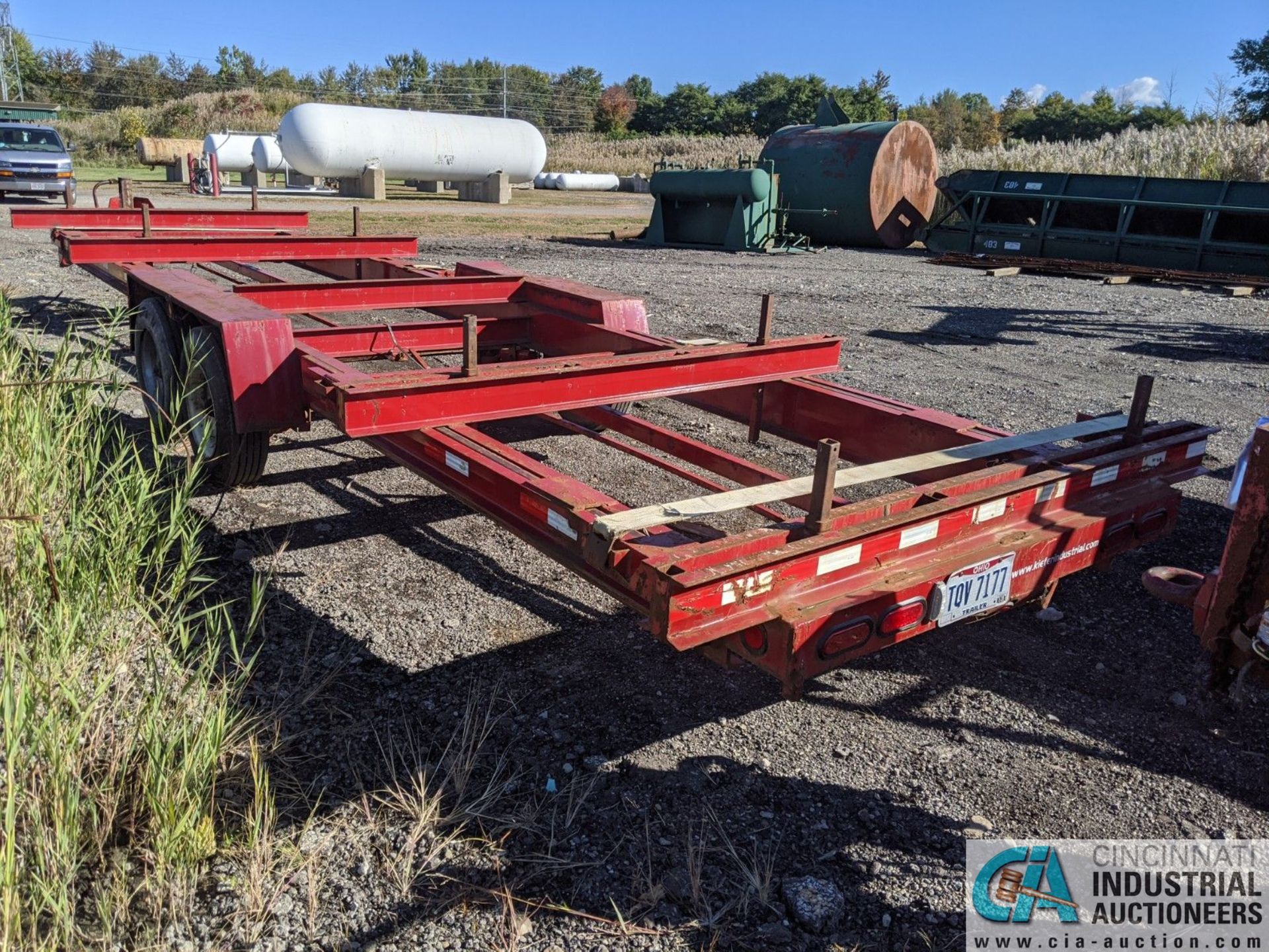 2005 KEIFER MODEL TRA / REM EXENDABLE (TO 40') PIPE TRAILER; VIN #1DVDG32255K047838, 8' WIDE, PINT - Image 3 of 8