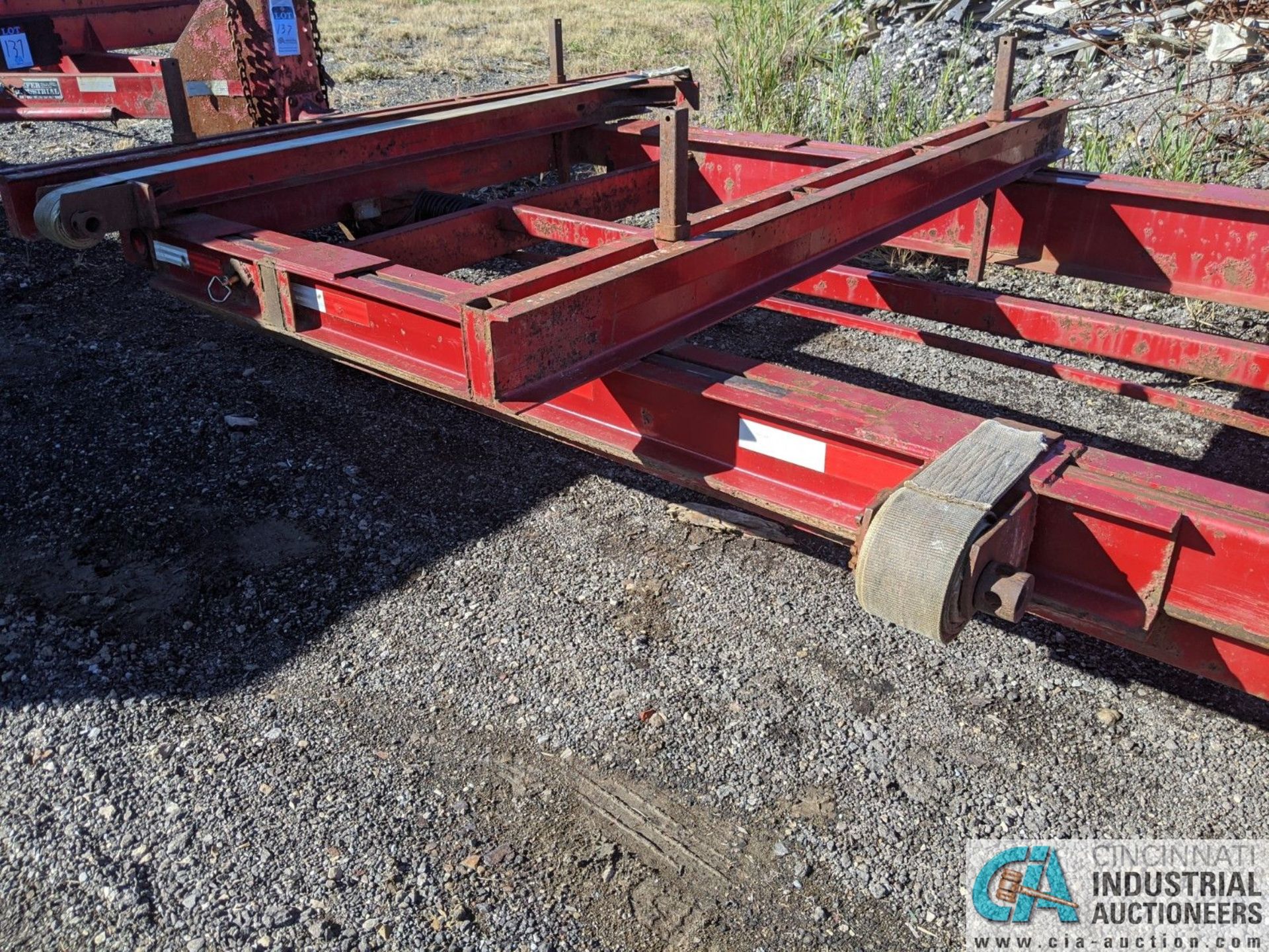 2005 KEIFER MODEL TRA / REM EXENDABLE (TO 40') PIPE TRAILER; VIN #1DVDG32255K047838, 8' WIDE, PINT - Image 6 of 8