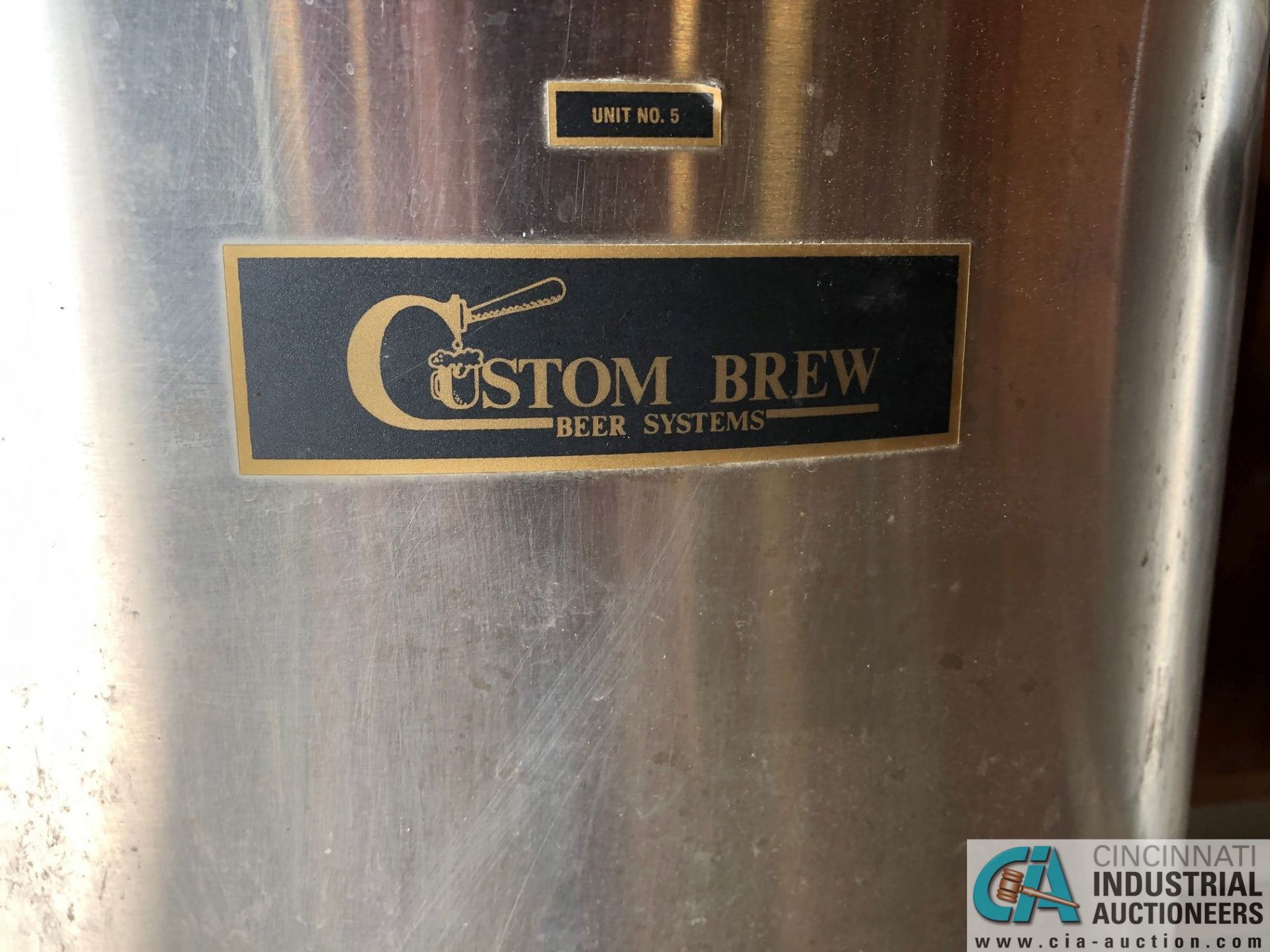 SIX-STATION CUSTOM BREW SYSTEMS MICRO BREWING SYSTEM W/ HEATERS; EACH BREW STATION IS S.S. OUTER & - Image 2 of 5