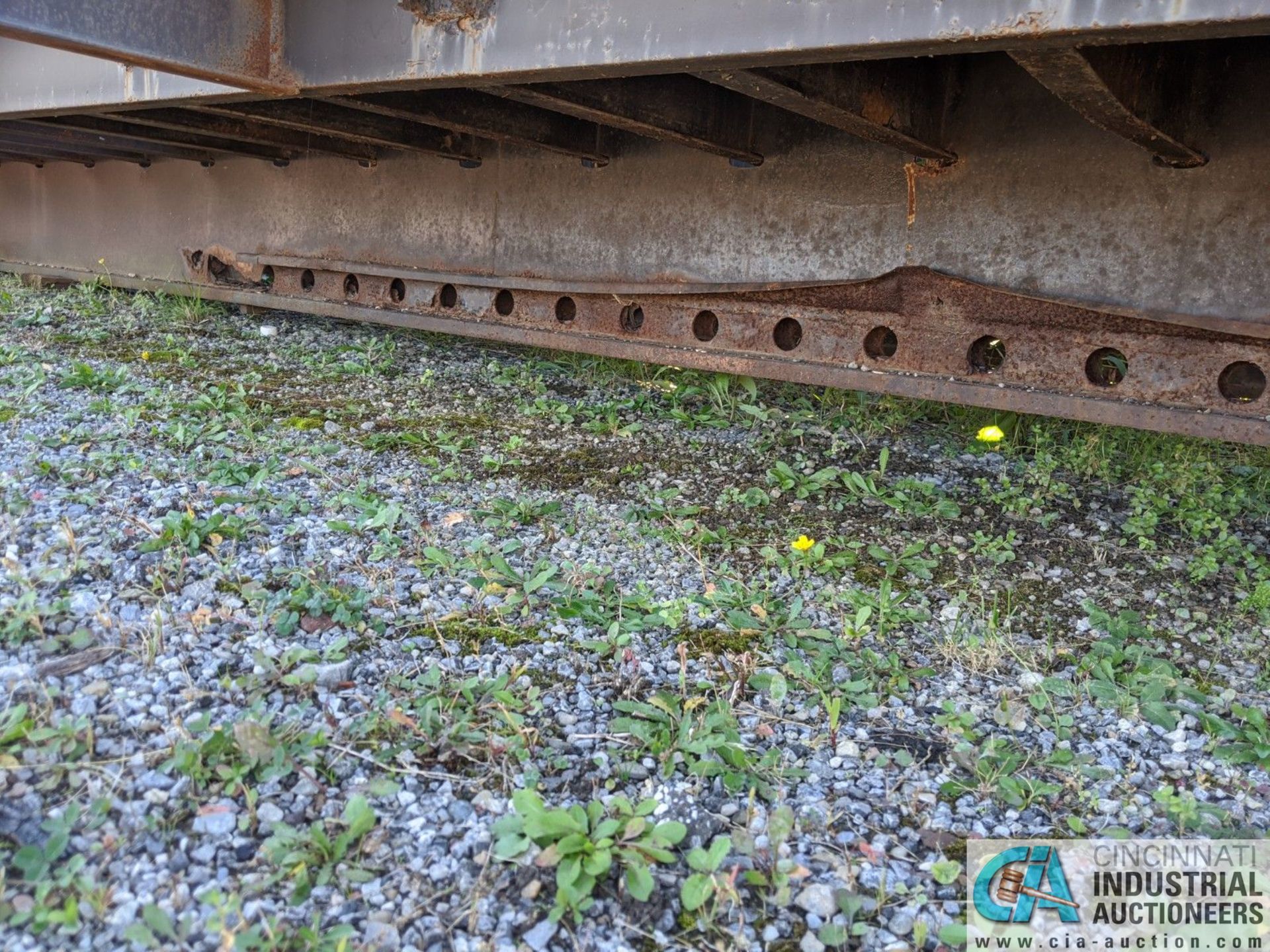 10' WIDE X 36' LONG TRUCK BED CONVERTED TO A BRIDGE; STEEL GRATE TOP, SIDE RAILS (220 Blackbrook - Image 5 of 5