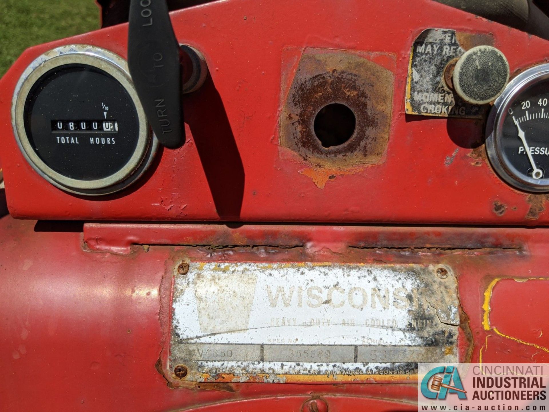 400-GALLON TRAILER MOUNTED SPRAYER UNIT W/ WISCONSIN ENGINE; 78" WIDE X 13' TANDEM AXLE TRAILER, - Image 6 of 6