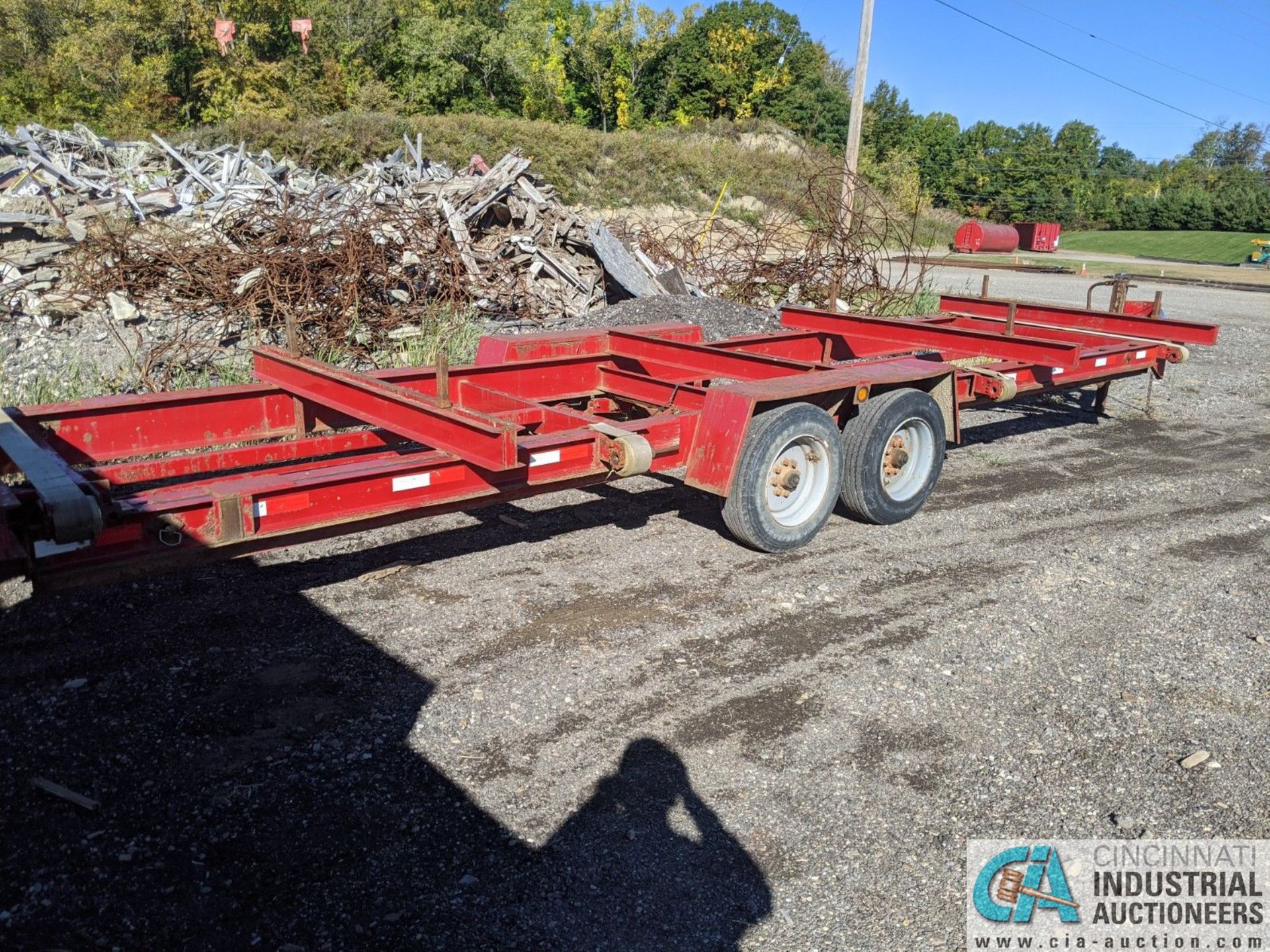 2005 KEIFER MODEL TRA / REM EXENDABLE (TO 40') PIPE TRAILER; VIN #1DVDG32255K047838, 8' WIDE, PINT - Image 2 of 8