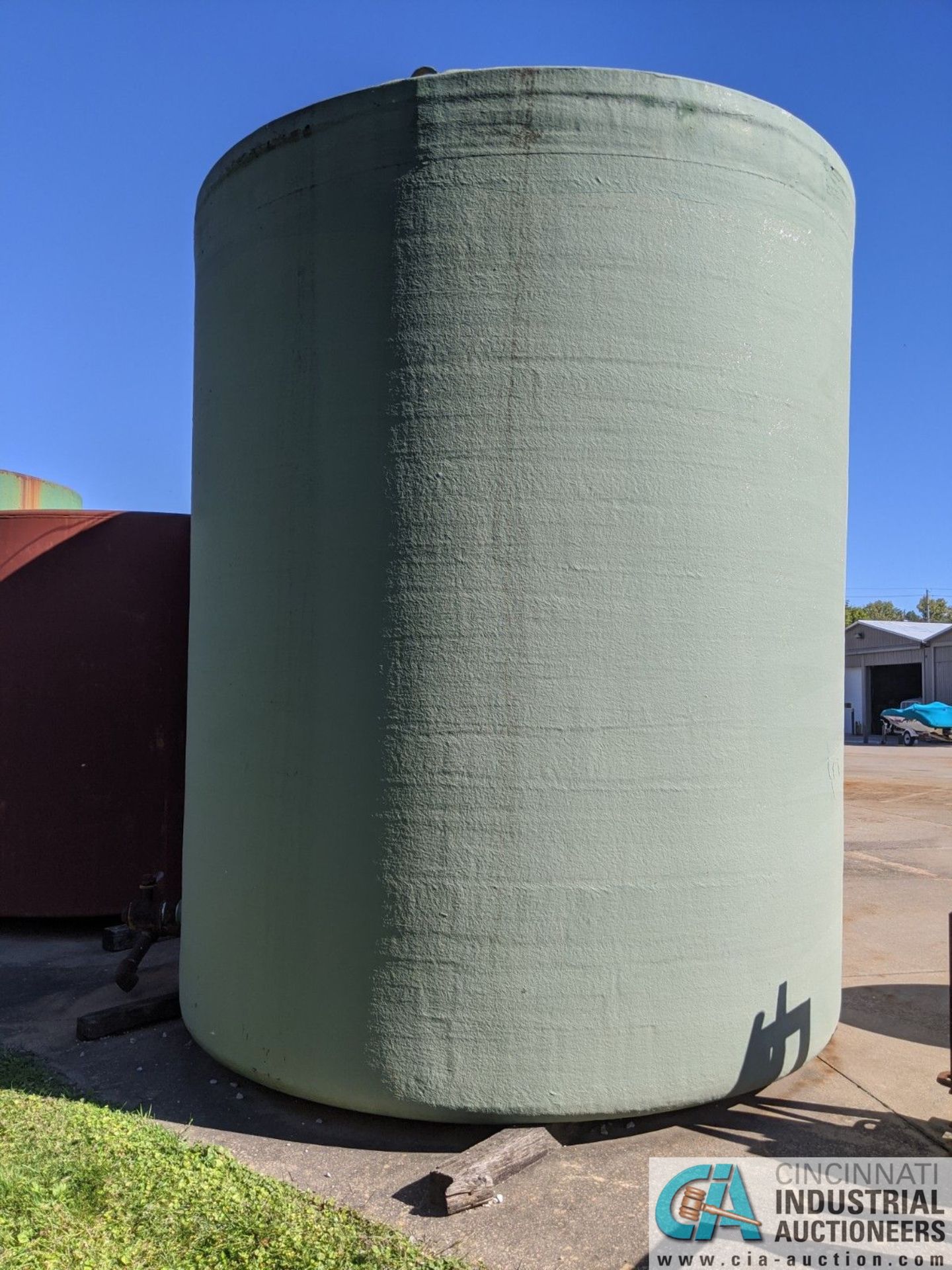 100 BARREL TANK, FIBERGLASS COATING **38700 Pelton Rd., Willoughby, OH 44094 - John Magnassum: 440- - Image 2 of 2