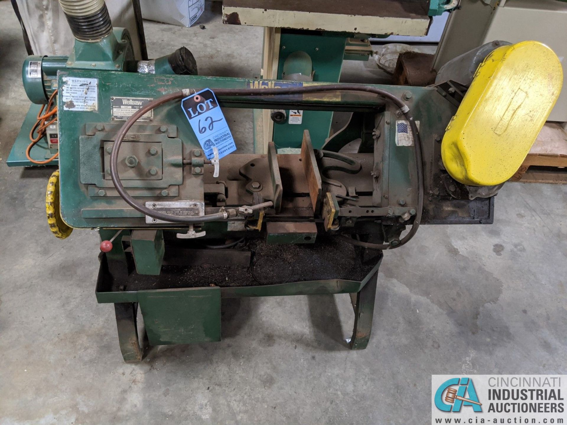 WELLSAW MODEL 58B HORIZONTAL BAND SAW; S/N 19408 (8635 East Ave., Mentor, OH 44060 - John