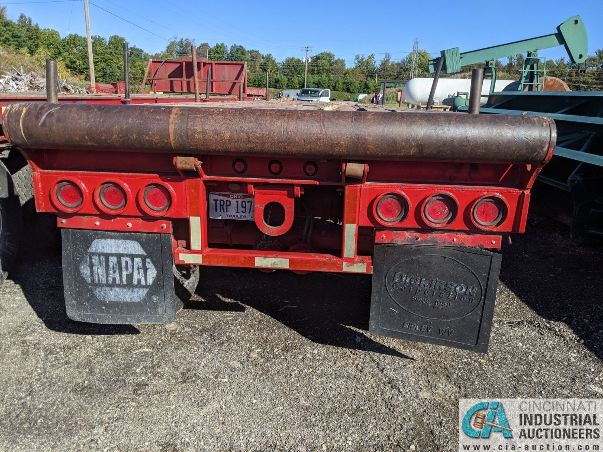 96" WIDE X 34' - 2007 DICKIRSON MODEL D45TLD TANDEM AXLE OILFIELD TRAILER; VIN #1D945TLD17R033627 - Image 2 of 7