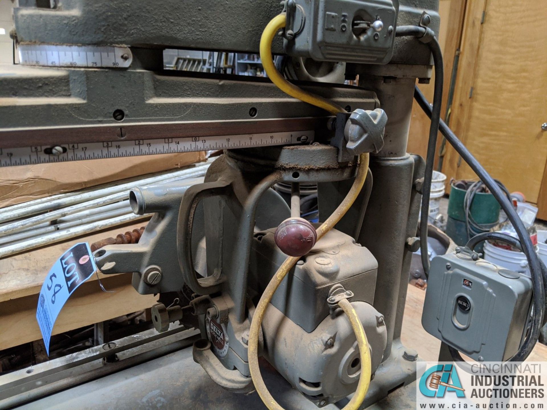 10" DELTA - ROCKWELL TABLE TOP RADIAL ARM SAW (8635 East Ave., Mentor, OH 44060 - John Magnasum: - Image 3 of 3