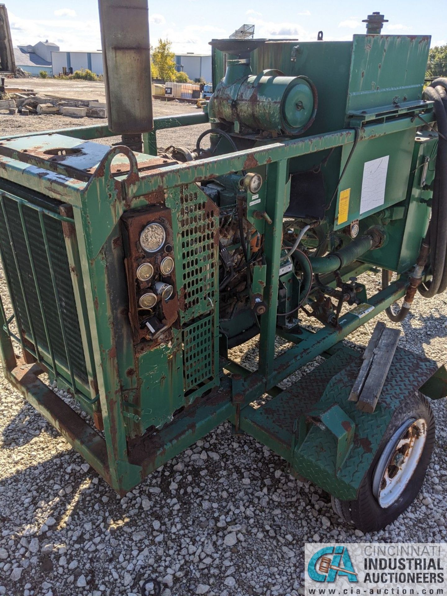 ESG MFG. MODEL OH1000S PORTABLE HYDRAULIC UNIT; S/N 15818, 4 CYL. CUMMINS, HOURS N/A **1 Williams - Image 5 of 8