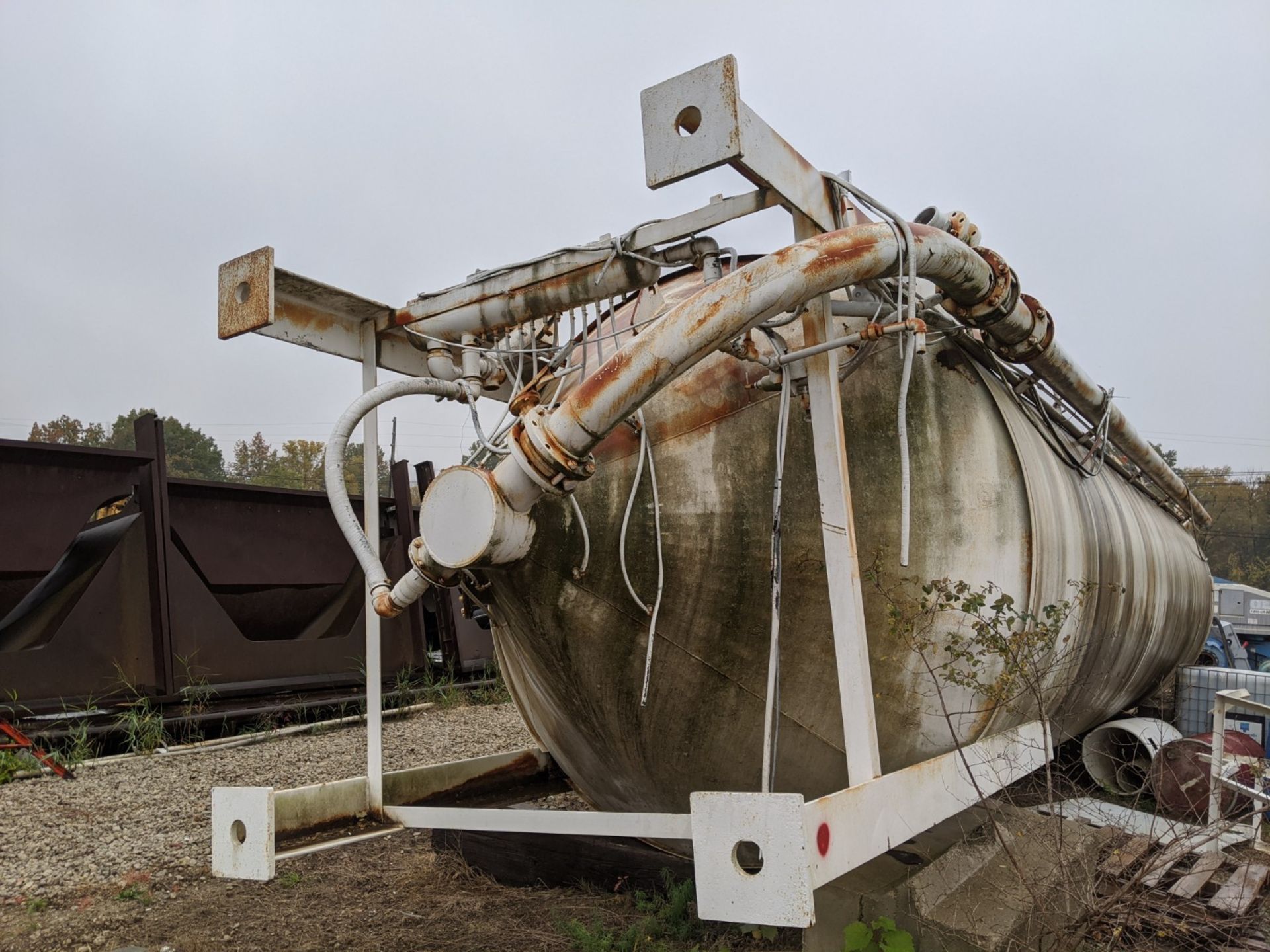 10' DIAMETER X 30' PNEUMATIC TRANSFER SILO **1 Williams Street, Grand River, OH 44077 - Rick Knapp - Image 4 of 4