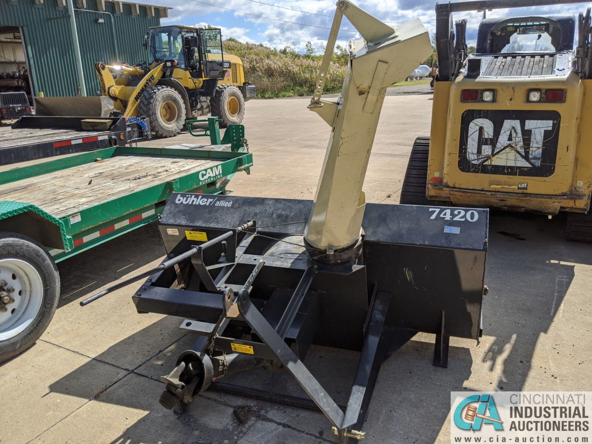 74" WIDE BUHLER MODEL YC7420 3-PT HITCH - PTO DRIVEN SNOW BLOWER; S/N 74010800 (220 Blackbrook - Image 2 of 5