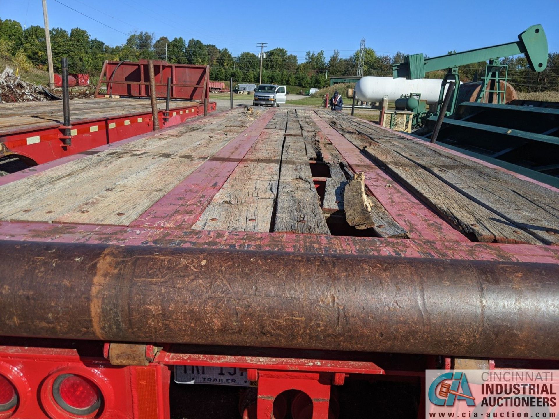 96" WIDE X 34' - 2007 DICKIRSON MODEL D45TLD TANDEM AXLE OILFIELD TRAILER; VIN #1D945TLD17R033627 - Image 5 of 7