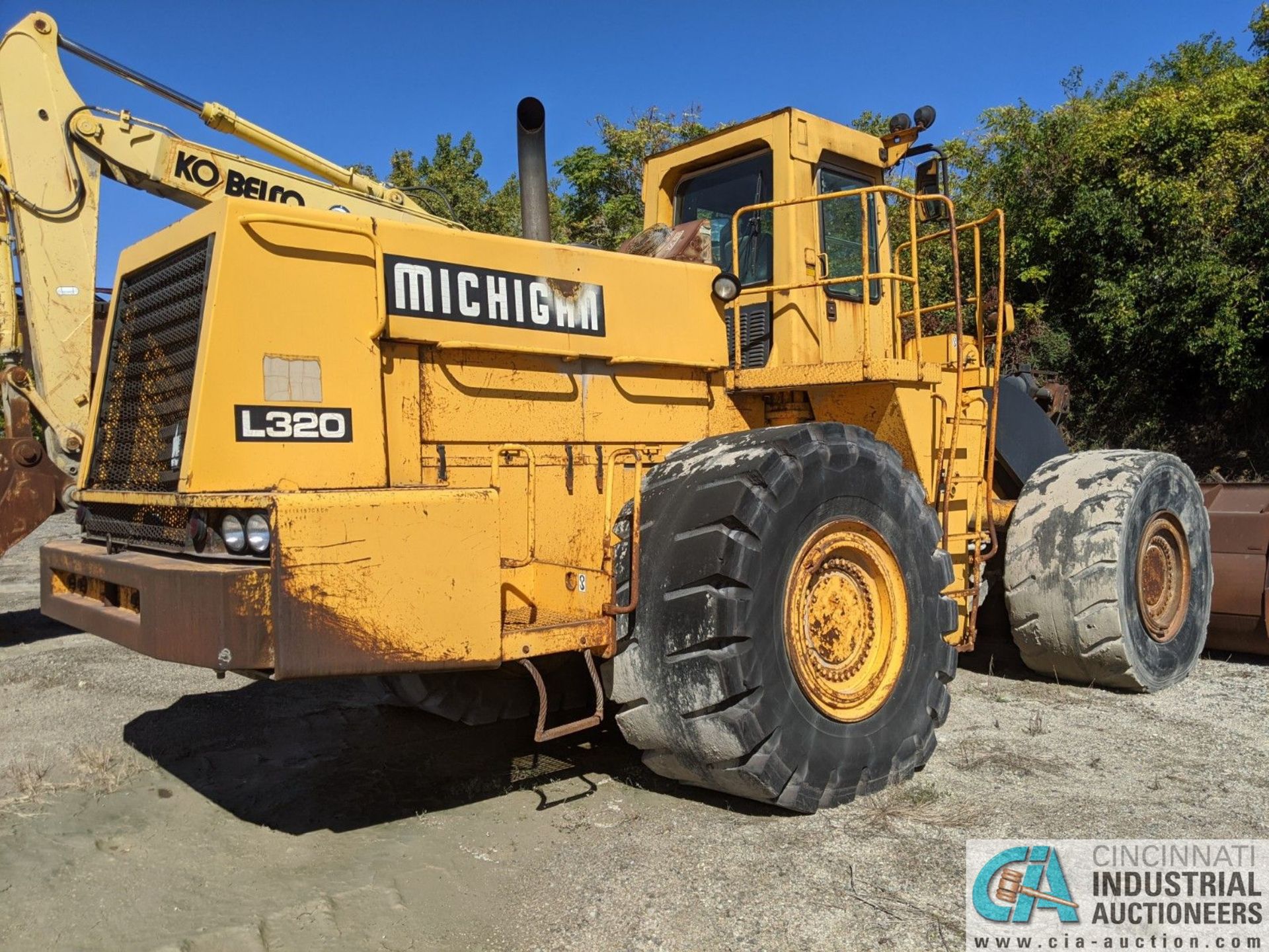 MICHIGAN MODEL L320 RUBBER TIRE WHEEL LOADER; S/N 811A197CAC, 12' BUCKET **2100 Central Furnace Ct., - Image 2 of 8