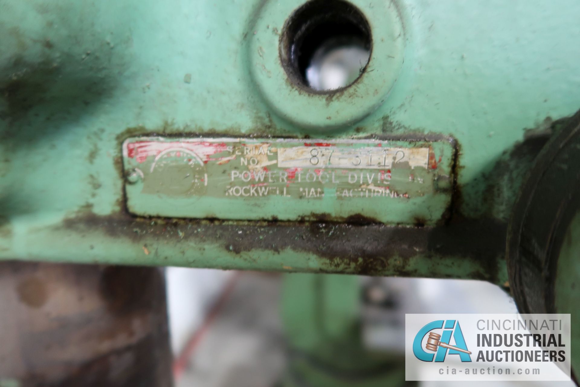 17" DELTA MODEL DP220 FLOOR DRILL; S/N 87-3112 **LOADING FEE DUE THE "ERRA" GRG TRUCKING, $50.00, - Image 4 of 5