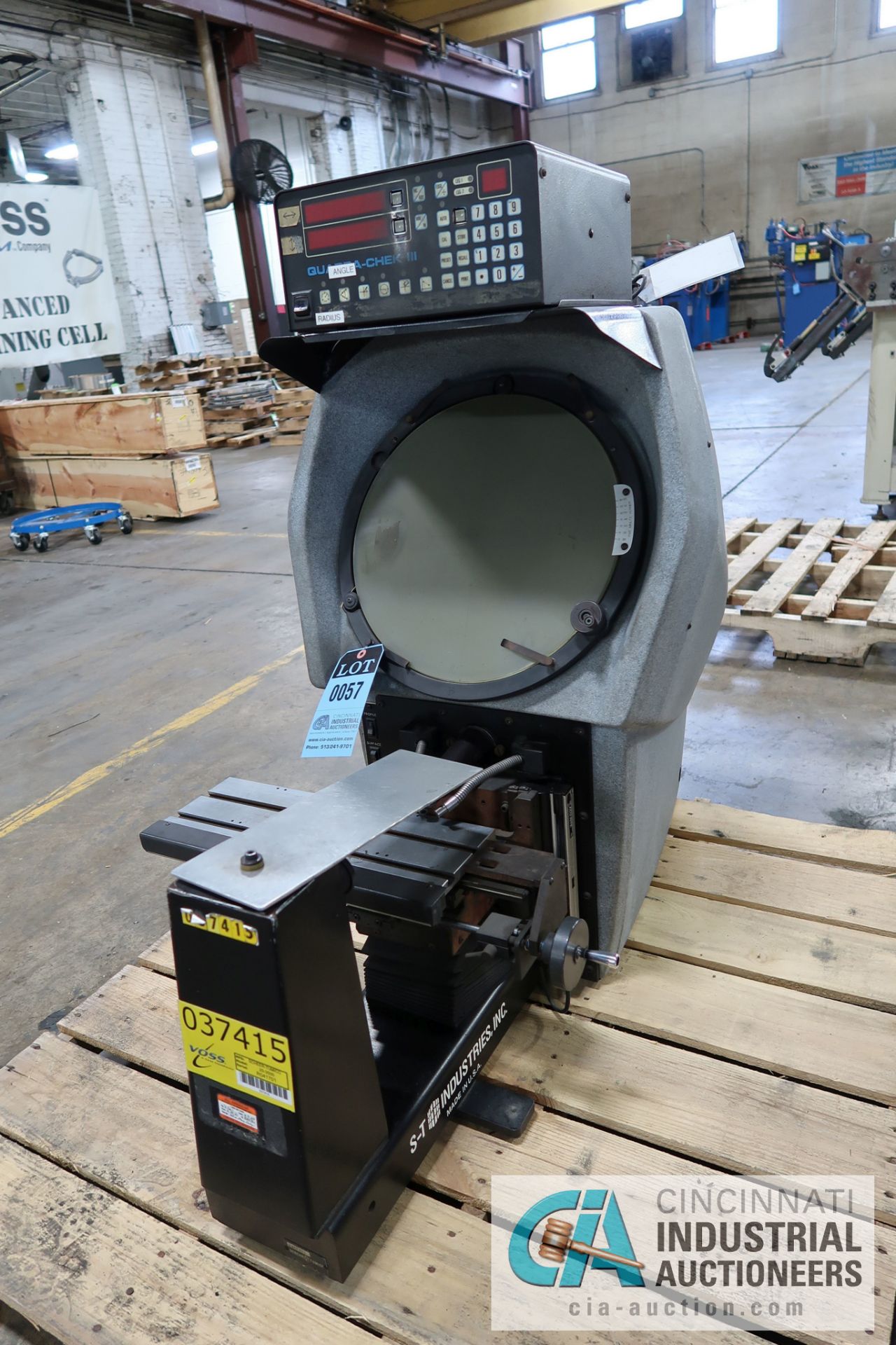 14" SCHEER-TUMICO MODEL 20-3500 OPTICAL COMPARATOR; S/N R040701, WITH QUADRA-CHEK III DRO ** - Image 2 of 6