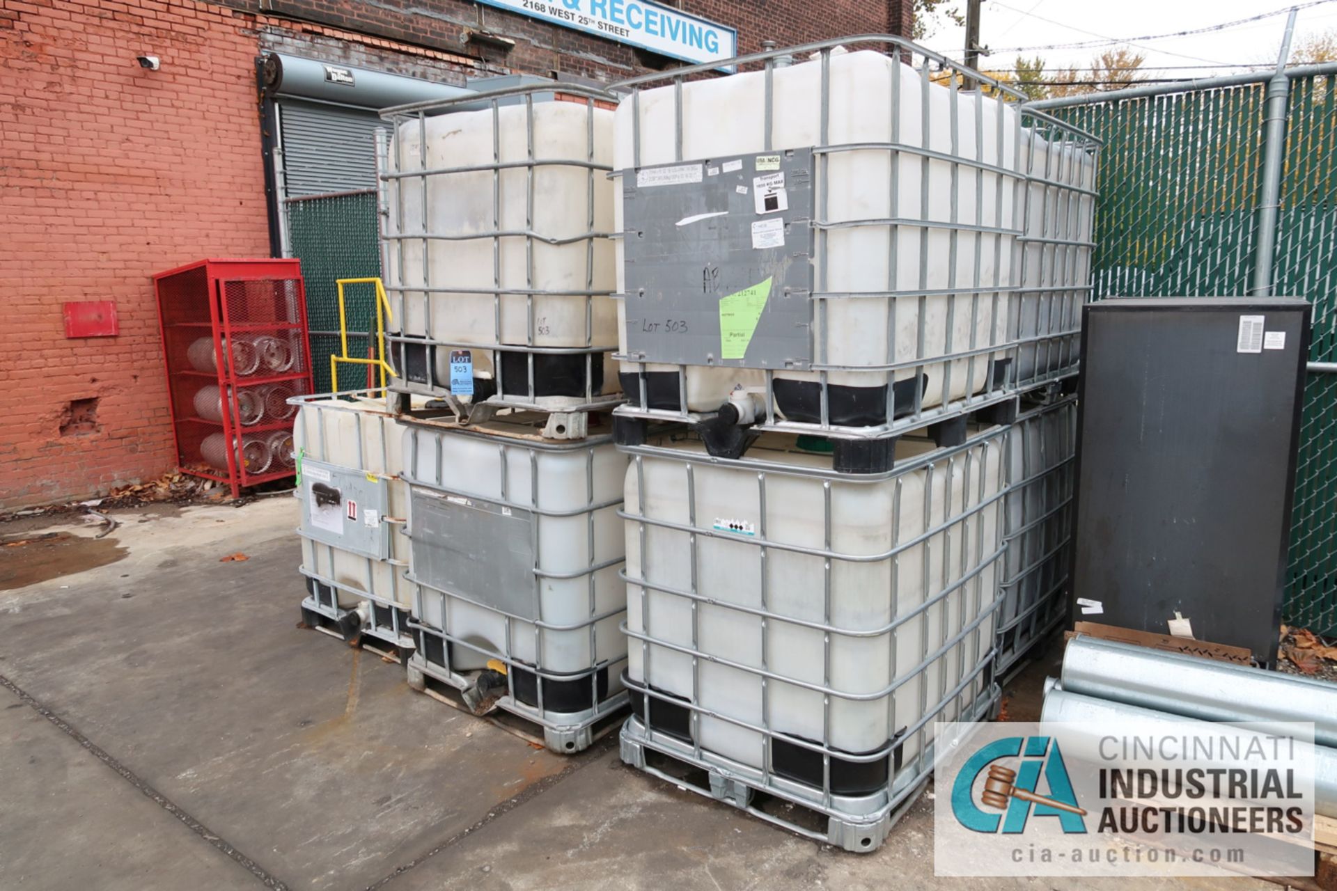 1,000 LITERS / 264 GALLON CAGE ENCLOSED POLY TANKS - Image 2 of 3