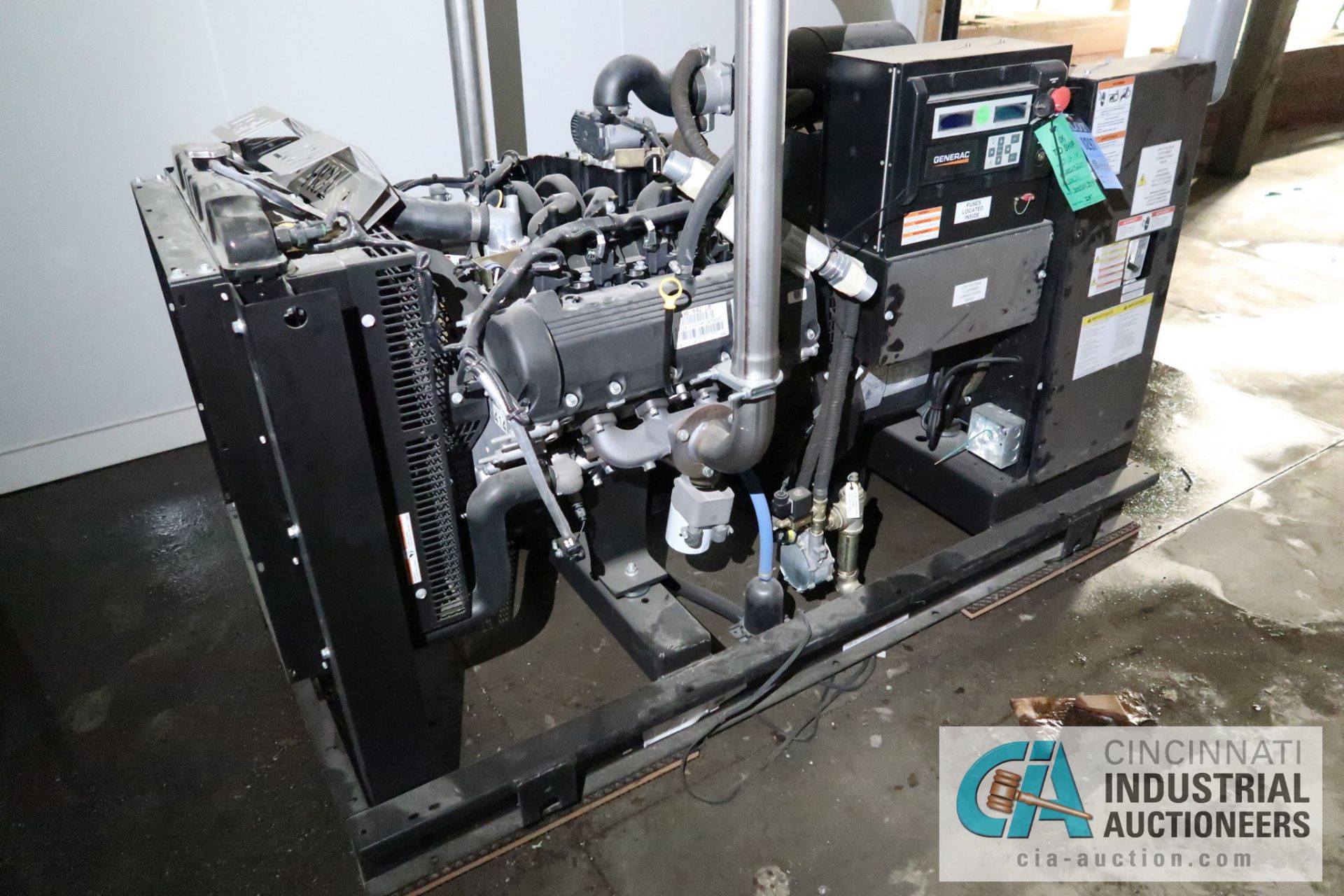 **50 KW GENERAC MODEL SG50 NATURAL GAS POWERED GENERATOR SET; S/N 3001574304, 120/240 VOLT WITH ASCO - Image 2 of 23