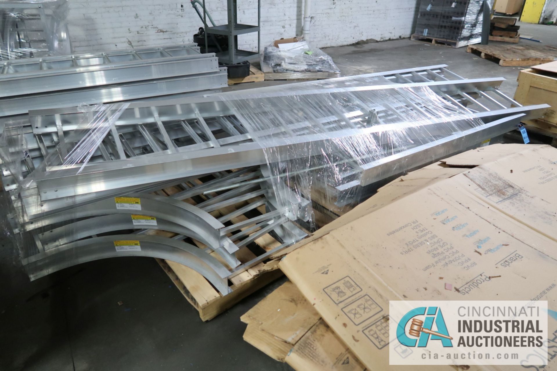 (LOT) 18" WIDE CHALFANT ALUMINUM CABLE SUPPORT TRAYS (NEW - NEVER USED) - Image 2 of 5