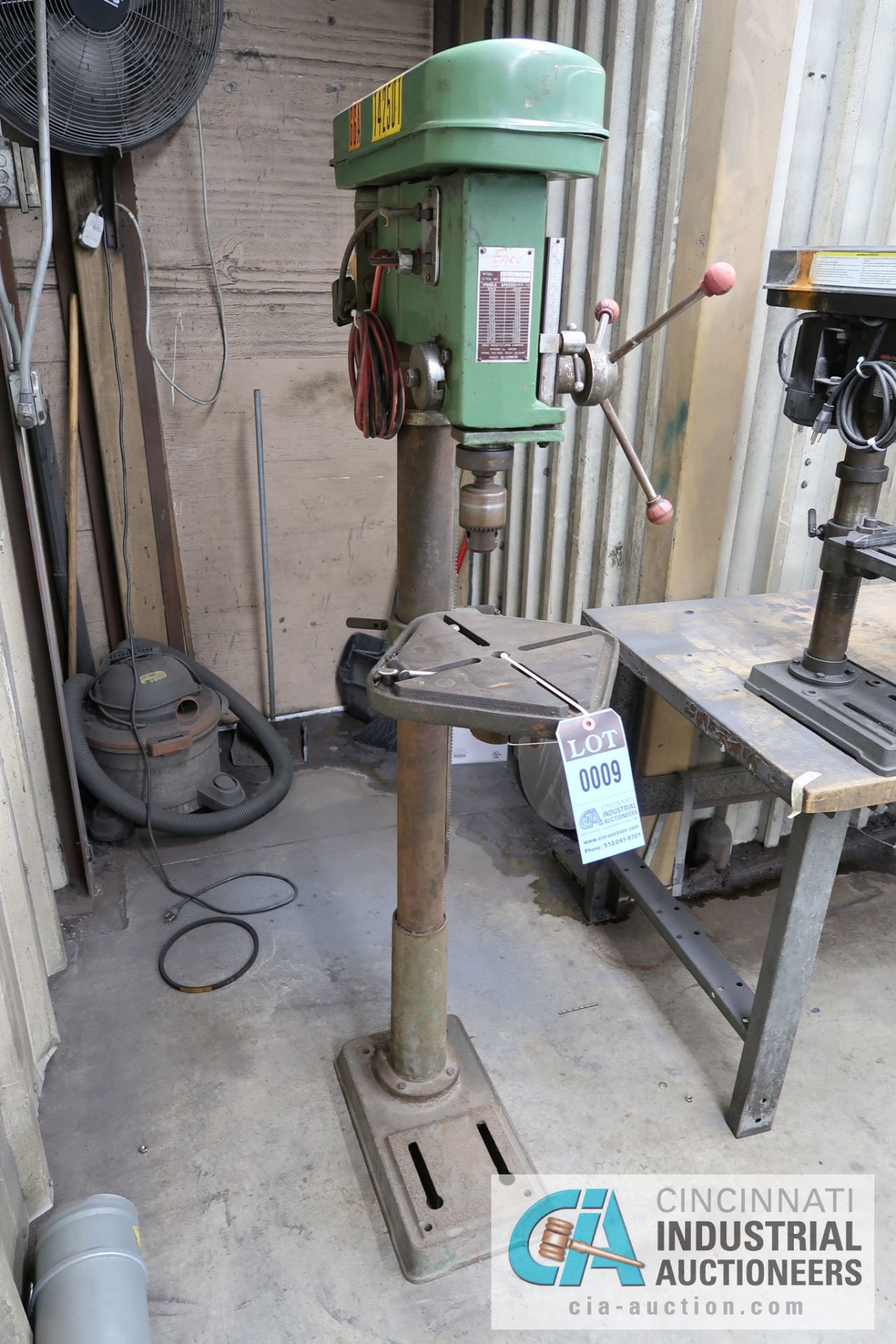 17" ENCO MODEL 40005 VARIABLE SPEED FLOOR DRILL - Image 4 of 4