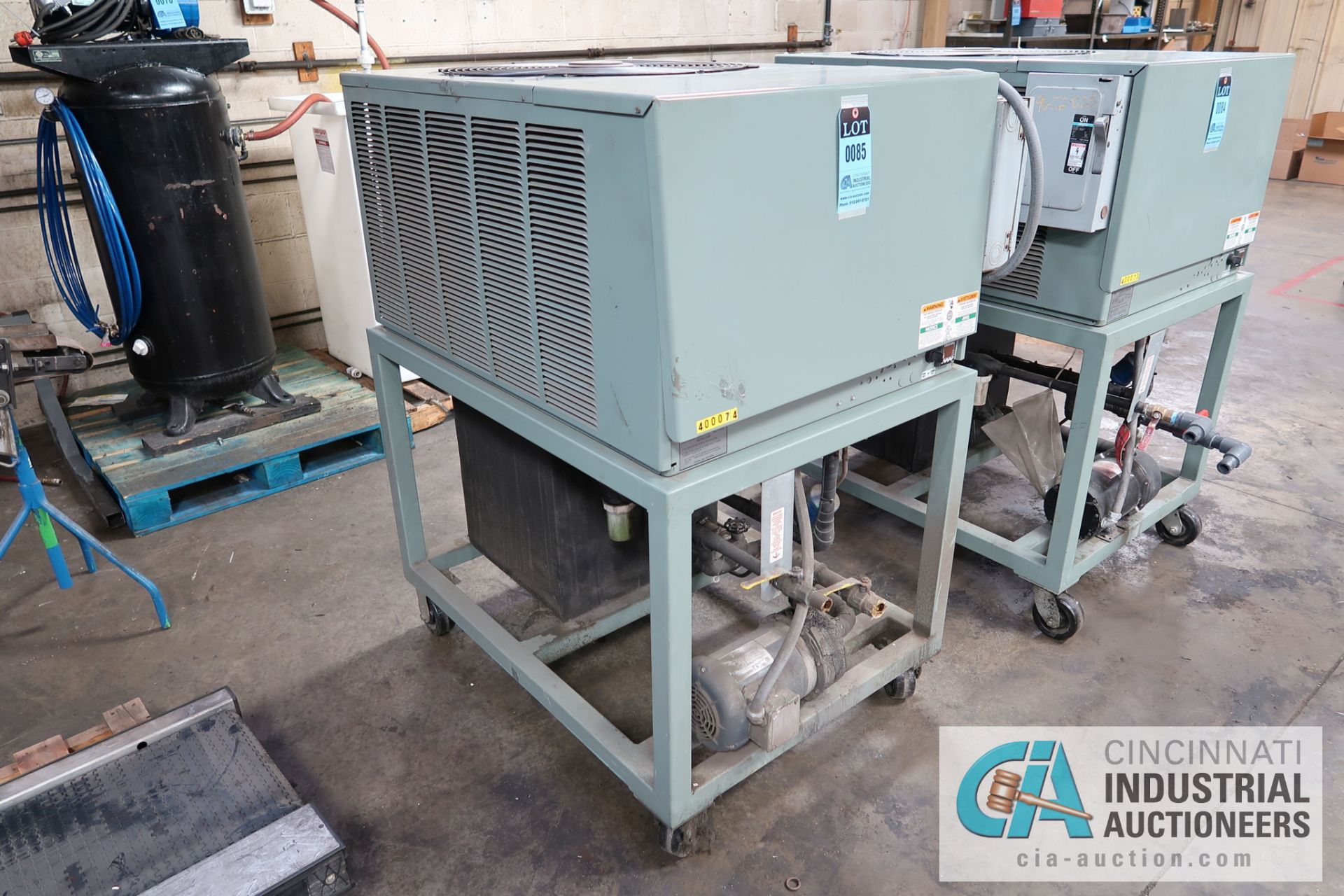 COLD SHOT CHILLER MODEL ACEC-60-E PORTABLE CHILLER; S/N MO22608-1, 1 HP PUMP, R-22 FREON, 460/3