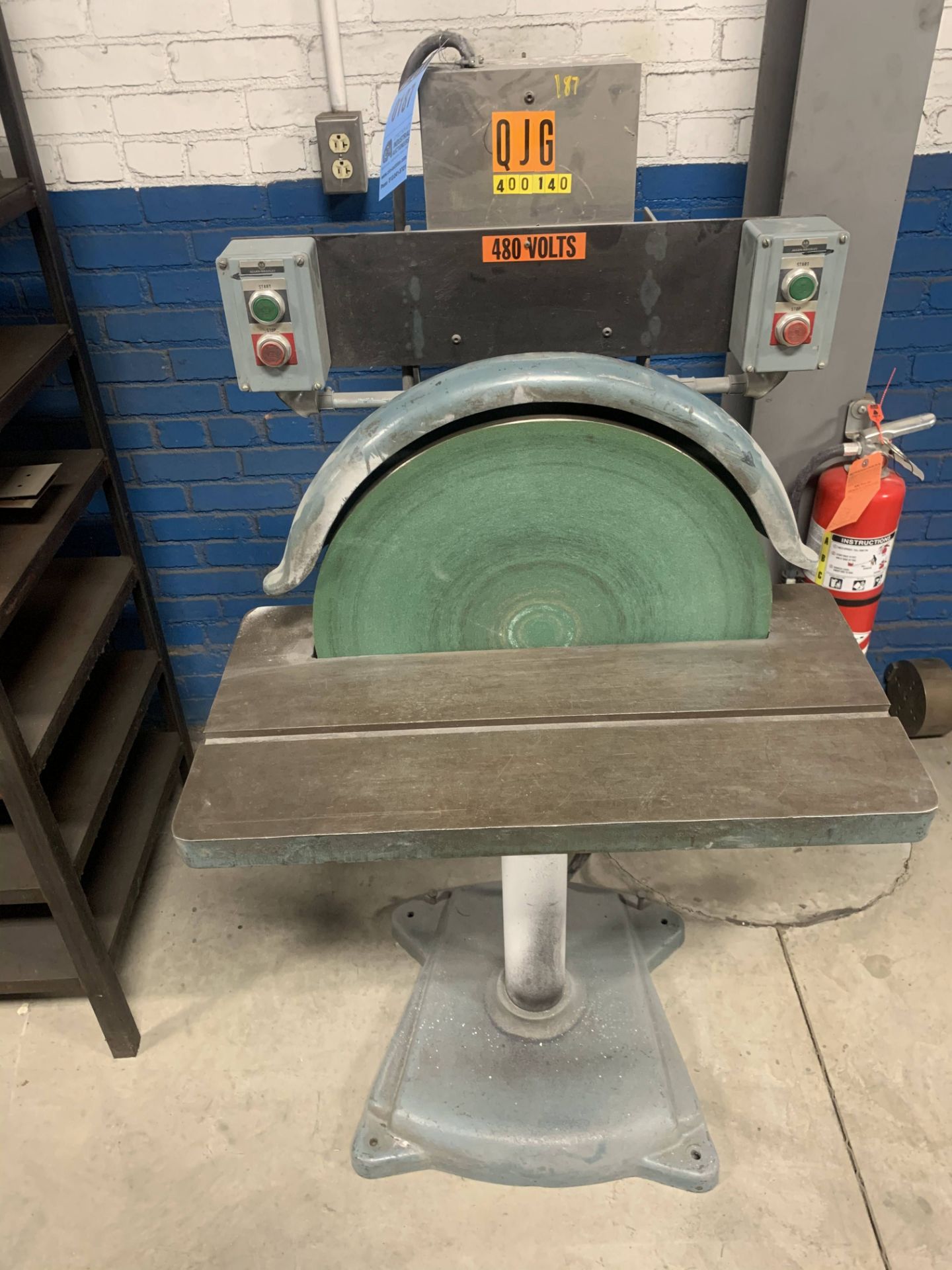 20" JET MODEL JDS-20 FLOOR DISC SANDER; S/N 1110008 **LOADING FEE DUE THE "ERRA" GRG TRUCKING, $40. - Image 2 of 2