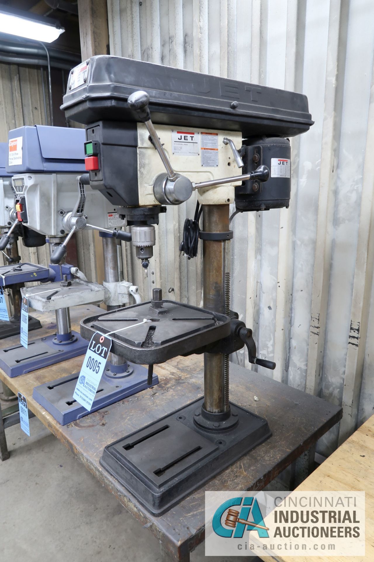 15" JET MODEL J-2500 BENCH DRILL