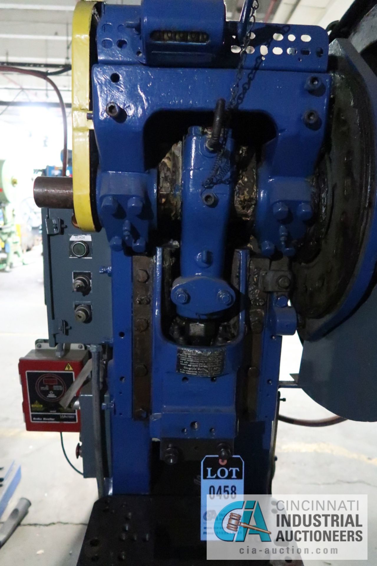 10 TON MINSTER NO. 2 OBI PRESS; S/N 2-6901, 3" STROKE, 1-3/4" SLIDE ADJUSTMENT, 10 TONS PRESSURE - Image 3 of 7